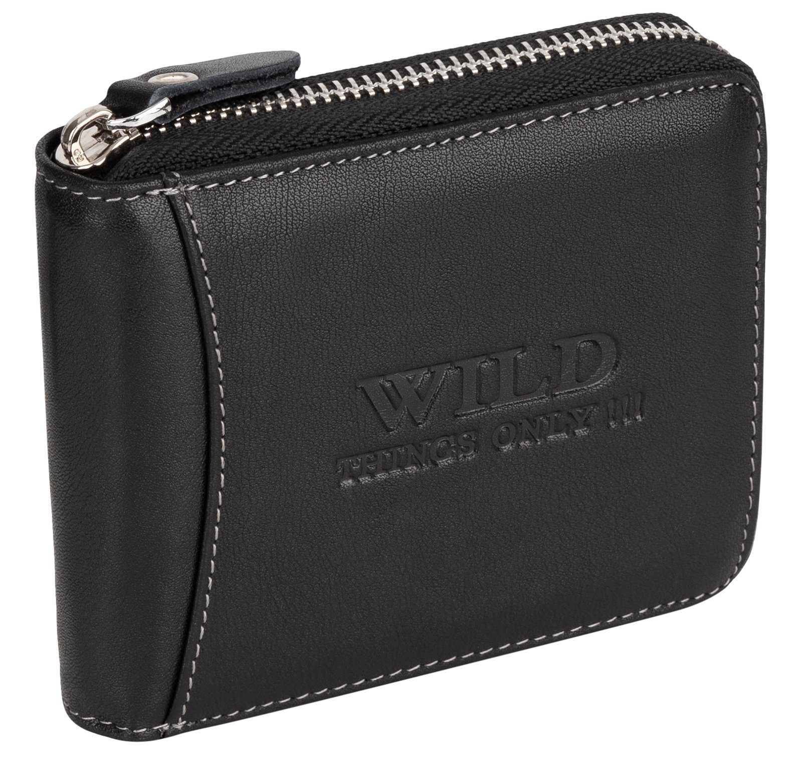 Wild Things Only !!! Geldbörse RFID Leder Portmonne Geldbörse Herren mit Re günstig online kaufen