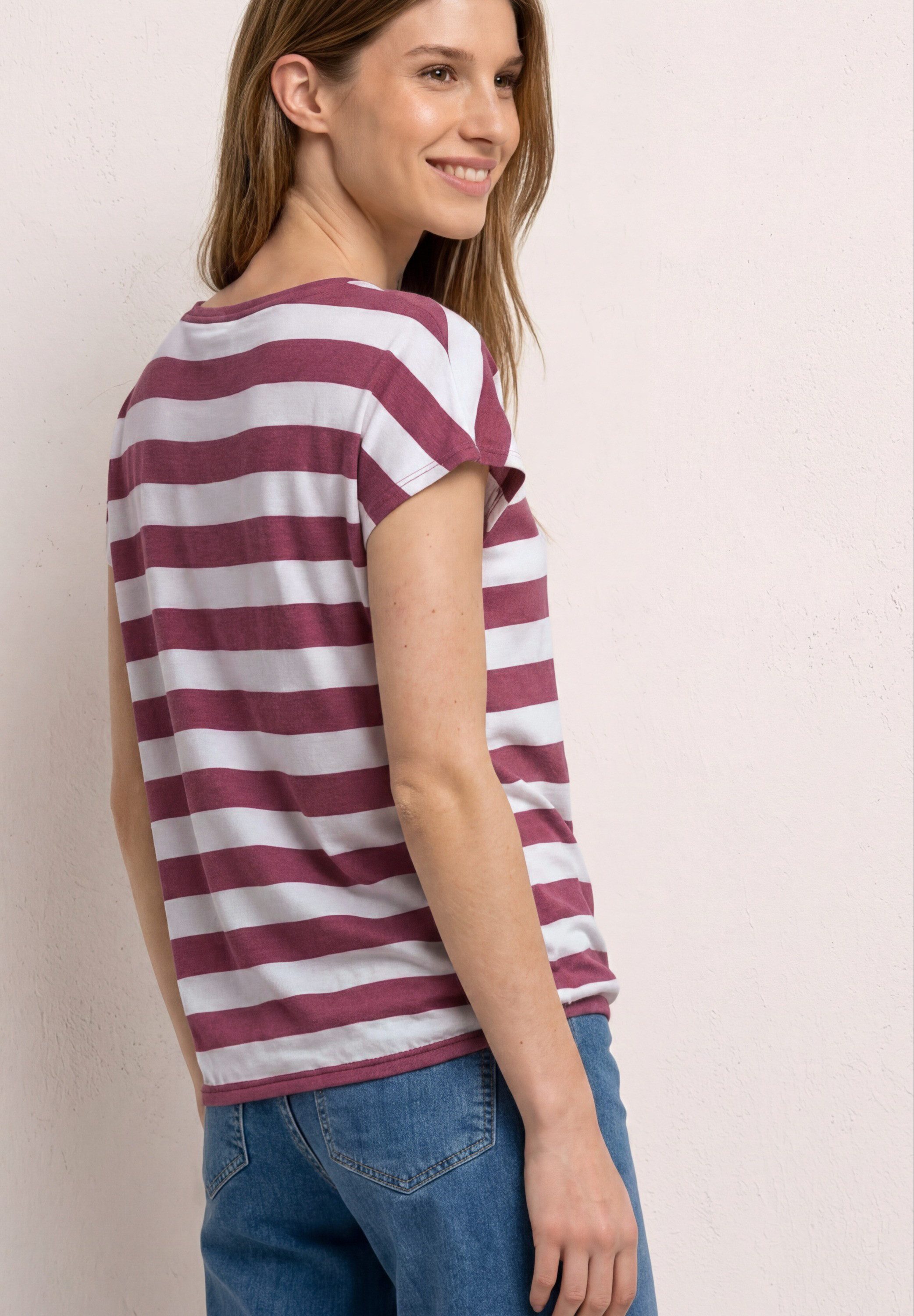 STREET ONE T-Shirt im Streifendesign