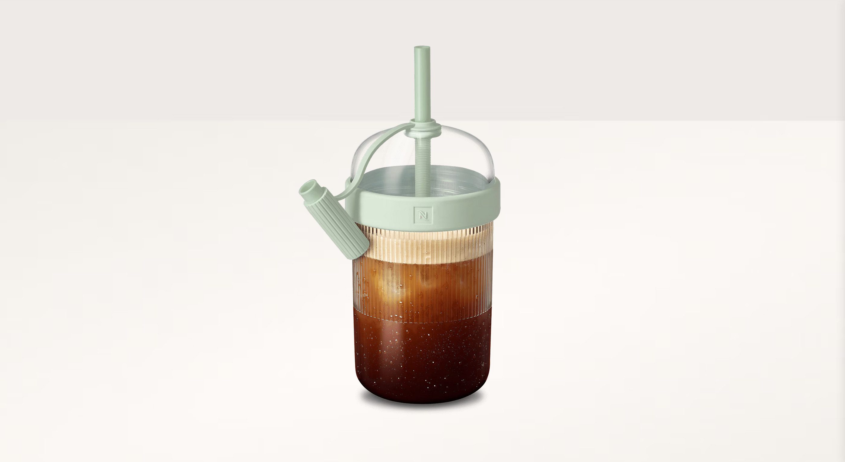 NESPRESSO Besteck-Set Nespresso Travel Tumbler Aquamarine (540 ml)