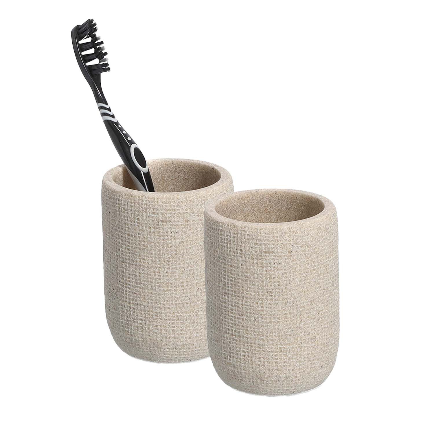 Zeller Present Badaccessoire-Set 3-teiliges Badaccessoire-Set Natural günstig online kaufen
