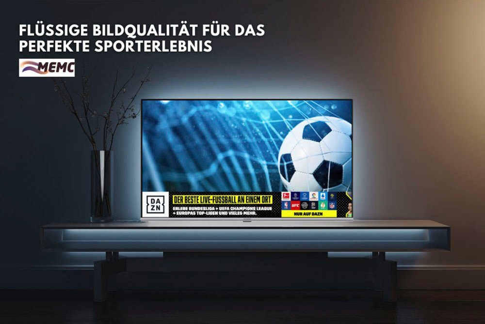 Hanseatic 43Q850UDS (108 QLED-Fernseher Android 4K HD, Zoll, Ultra cm/43 Smart-TV) TV