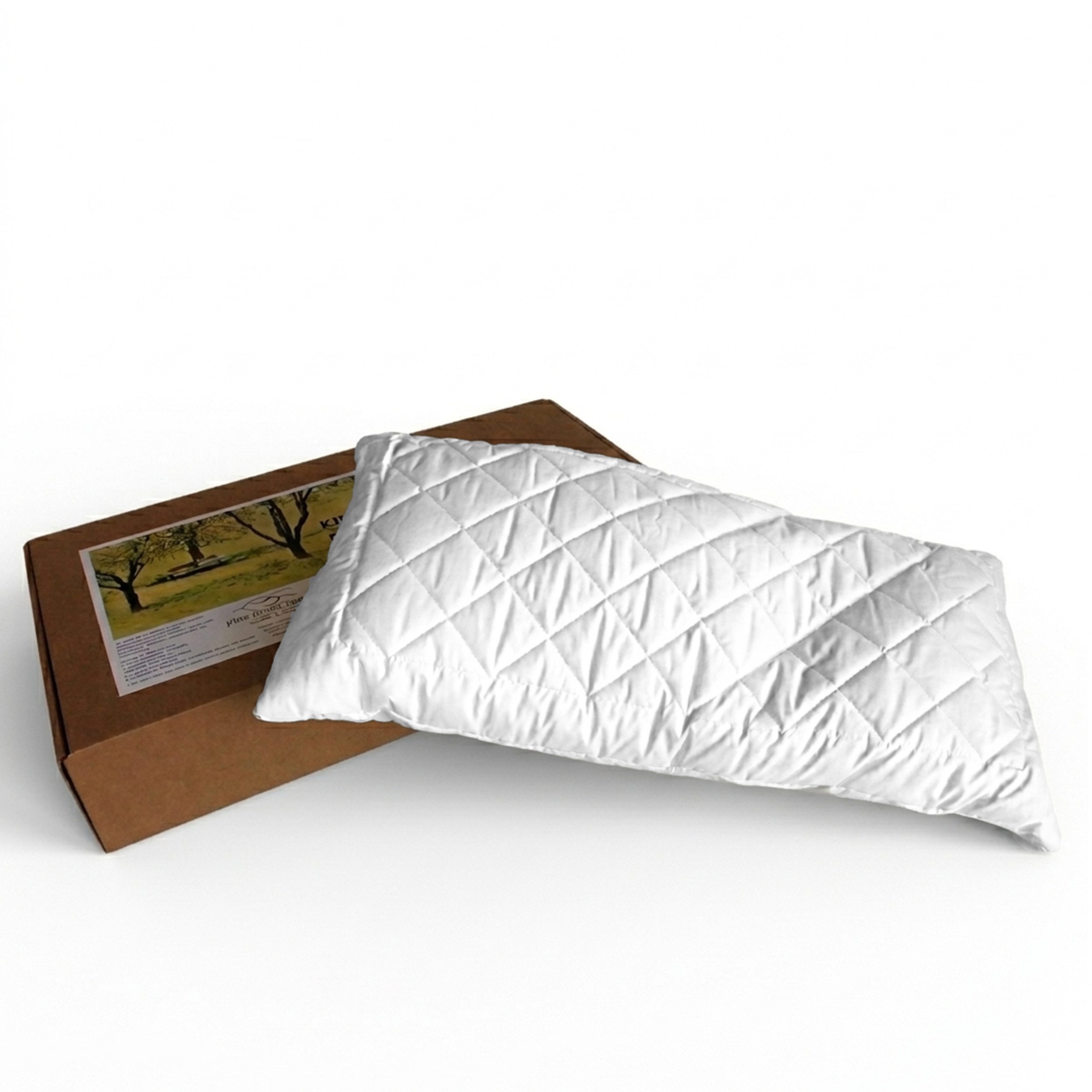 geborgenschlafen Zirbenkissen mit Naturlatex 40x80cm Nackenstützkissen – Ergonomisches Schlafkissen, Höhenverstellbar – Bio Baumwollbezug