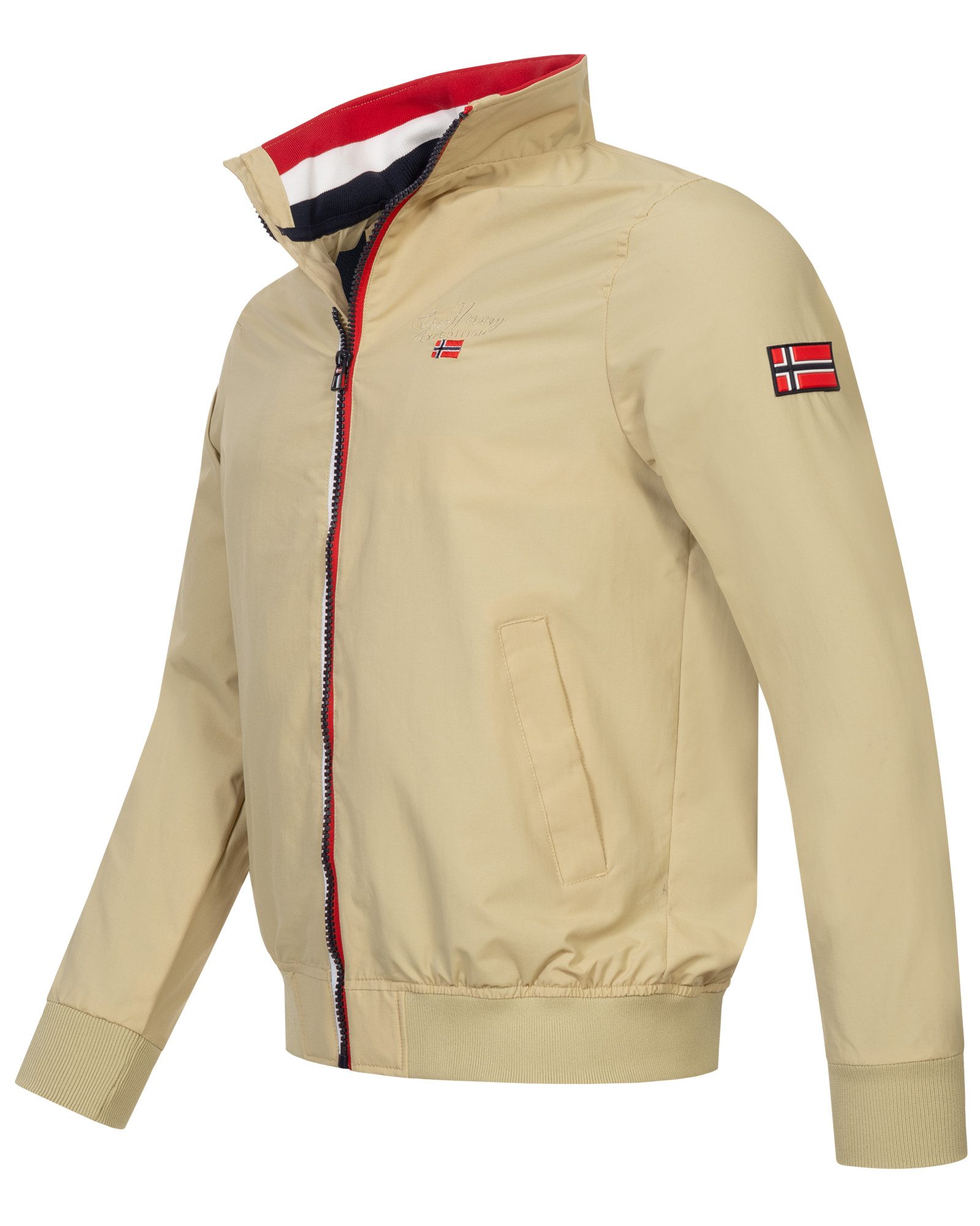 Geographical Norway Steppjacke Herren Übergangsjacke Herbst Windbreaker Blouson Wasserabweisend