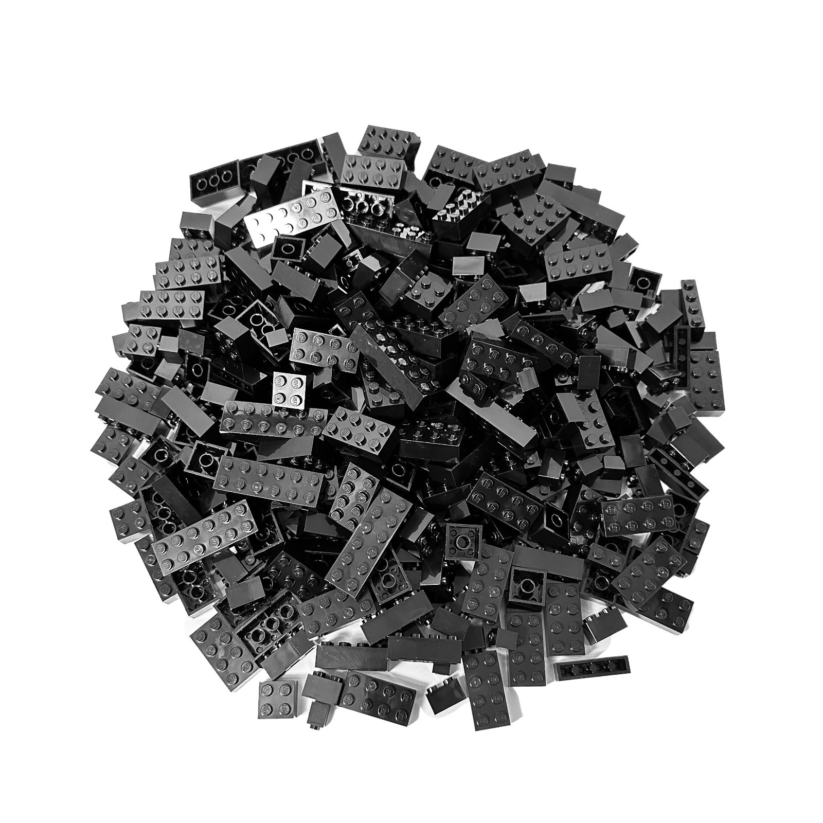 LEGO® Spielbausteine LEGO® Steine Hochsteine Schwarz NEU! Menge 100x, (Creativ-Set, 100 St), Made in Europe