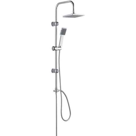 Eisl Duschsystem EASY ENERGIE, Höhe 103,3 cm, Regendusche ohne Armatur, Duschsystem mit Kopfbrause und Handbrause