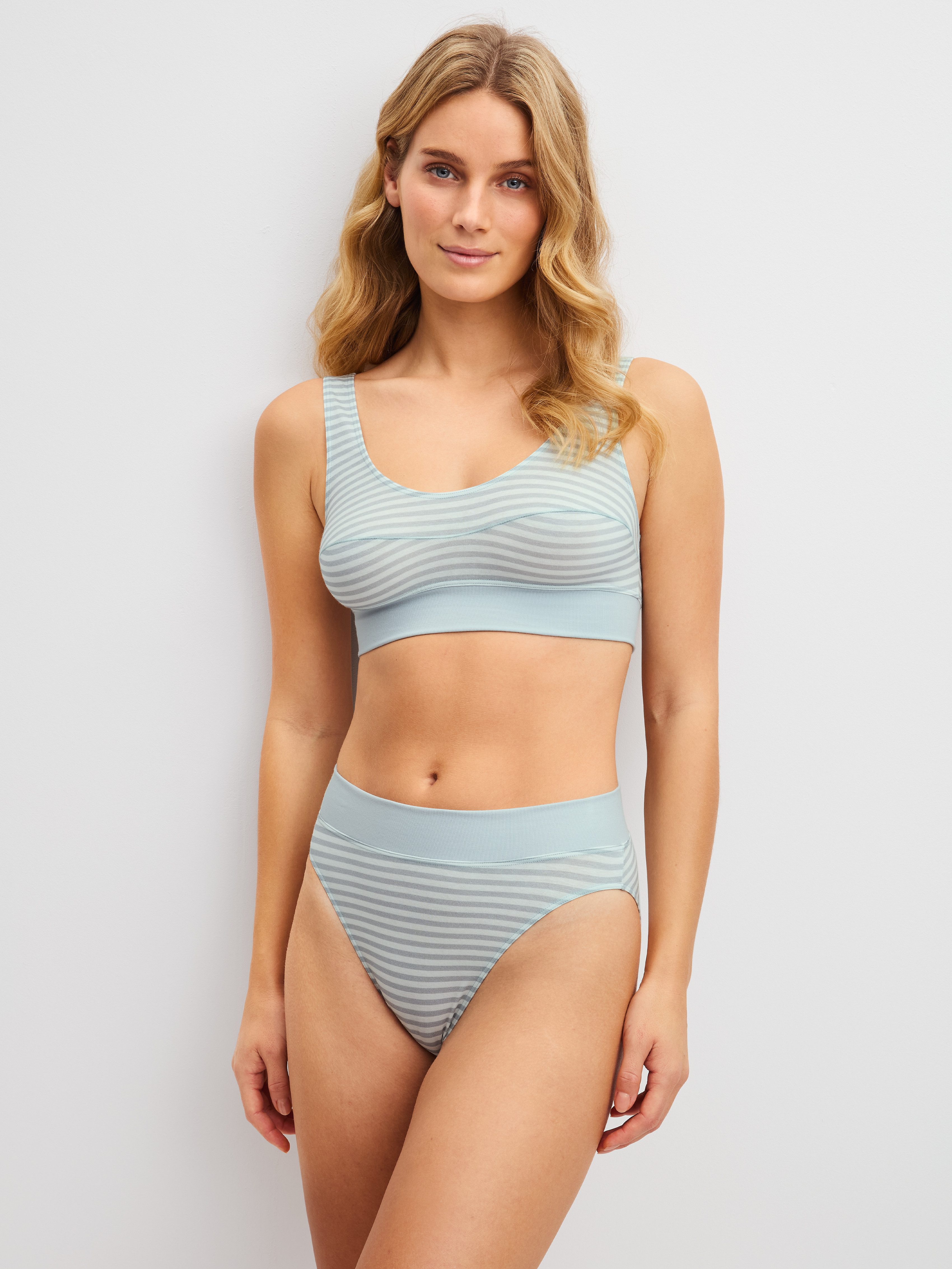 CALIDA Bustier Elastic breites Unterbrustband, ohne Bügel, Baumwollmischung