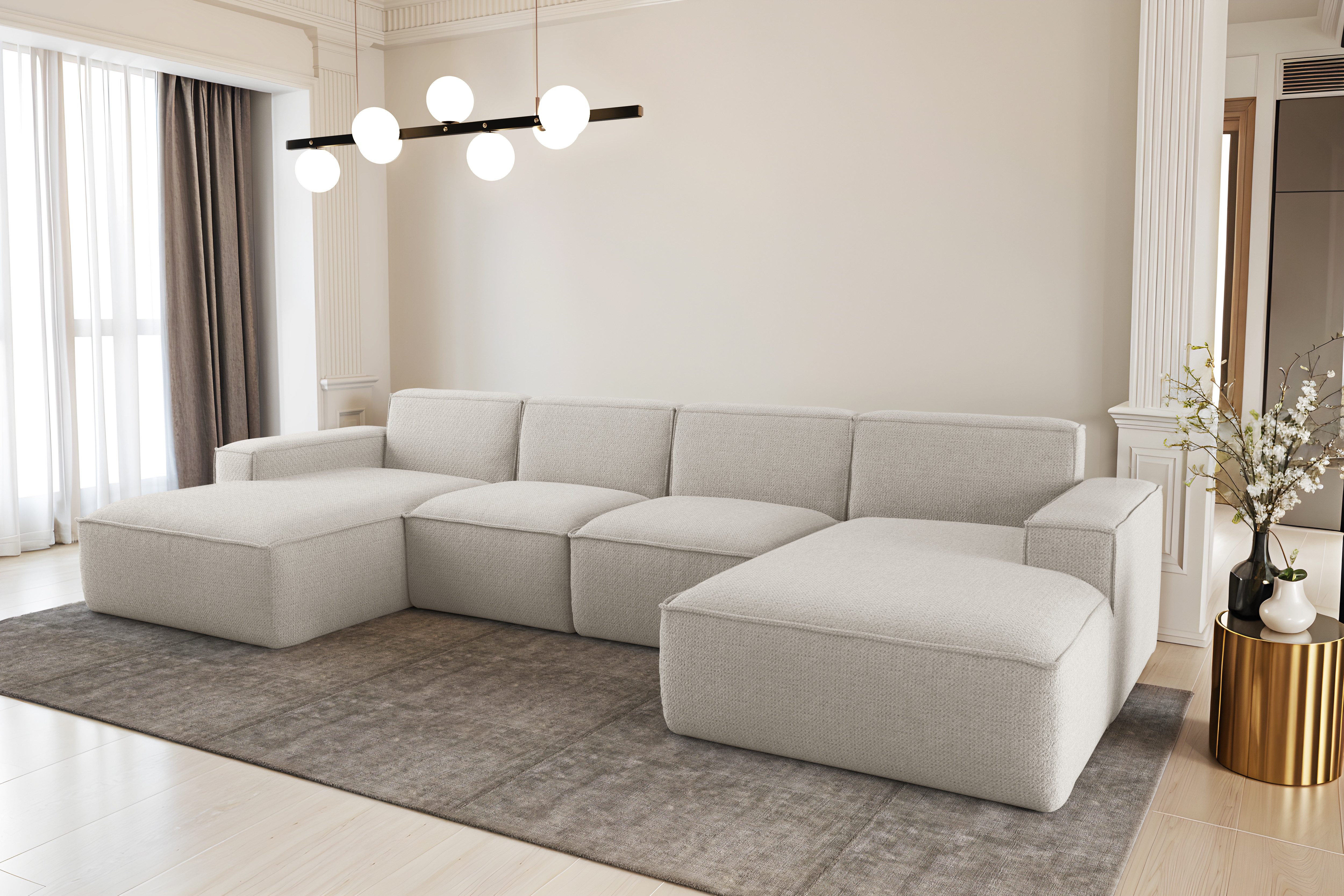Kaiser Möbel Ecksofa Eckcouch U form, günstig online kaufen