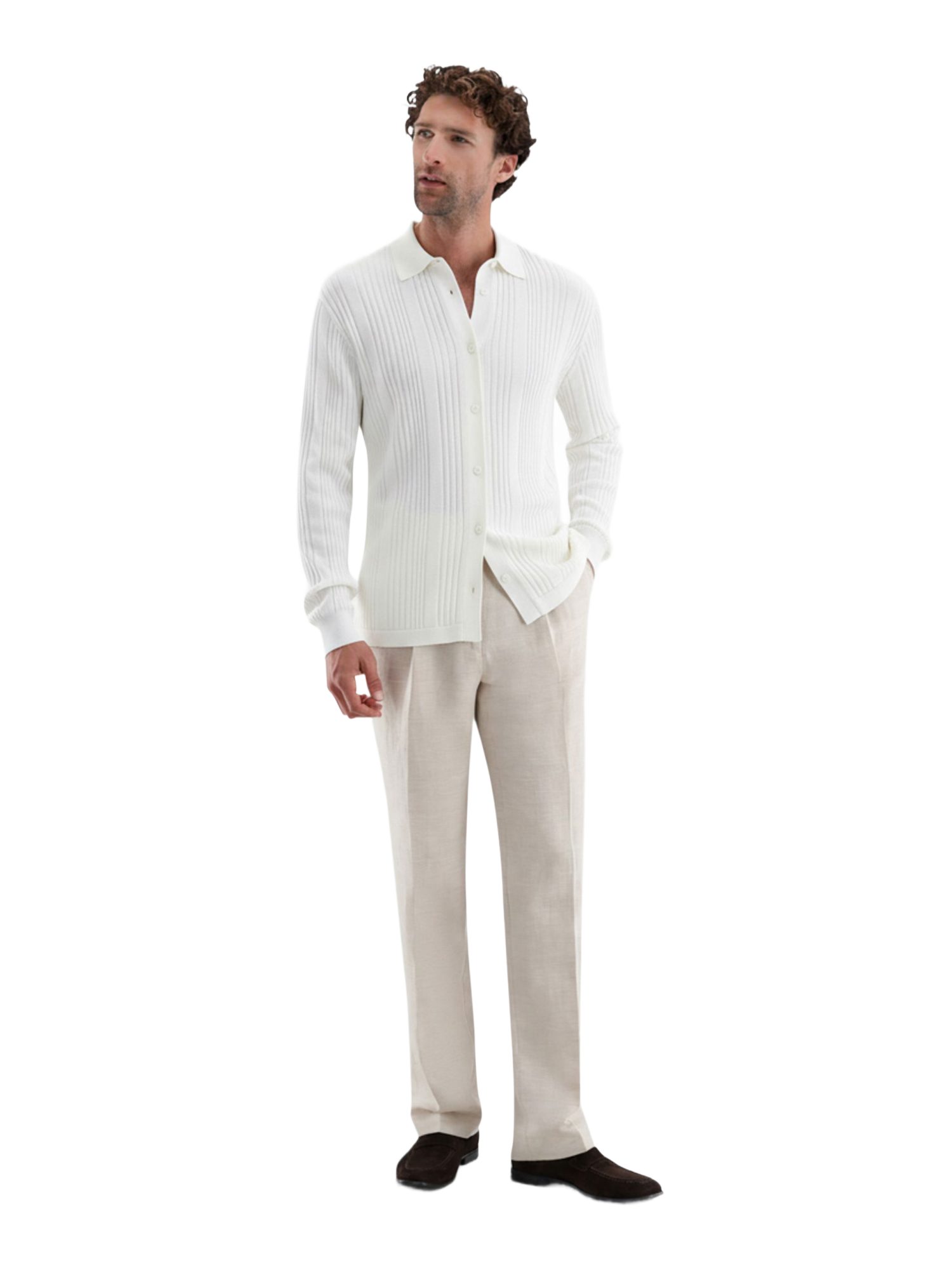 Van Laack Strickfleece-Pullover