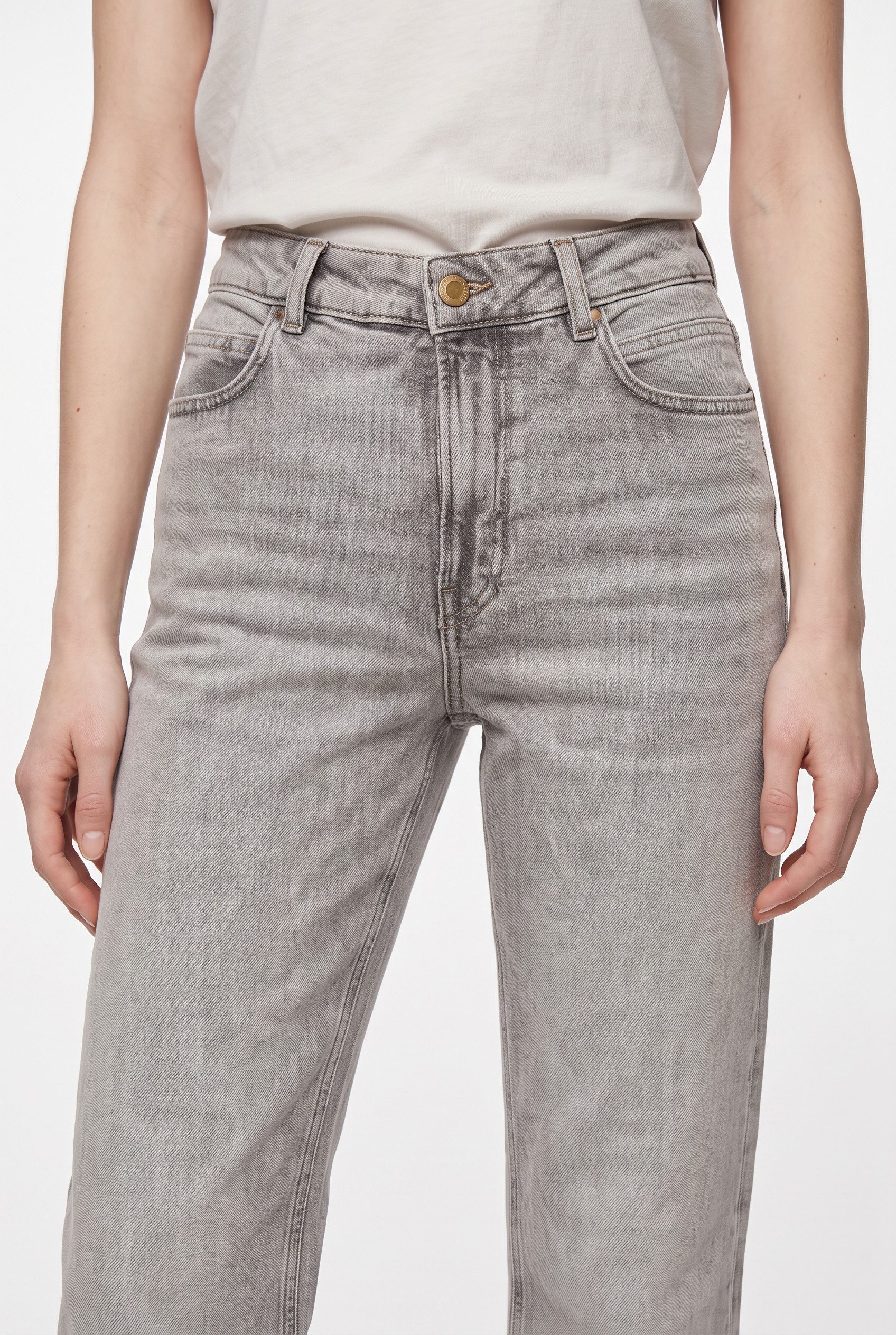 BOSS ORANGE Straight-Jeans ADA HR SLIT Premium Damenmode mit Schlitz am Saum, hohe Leibhöhe – Bild 3 von 5