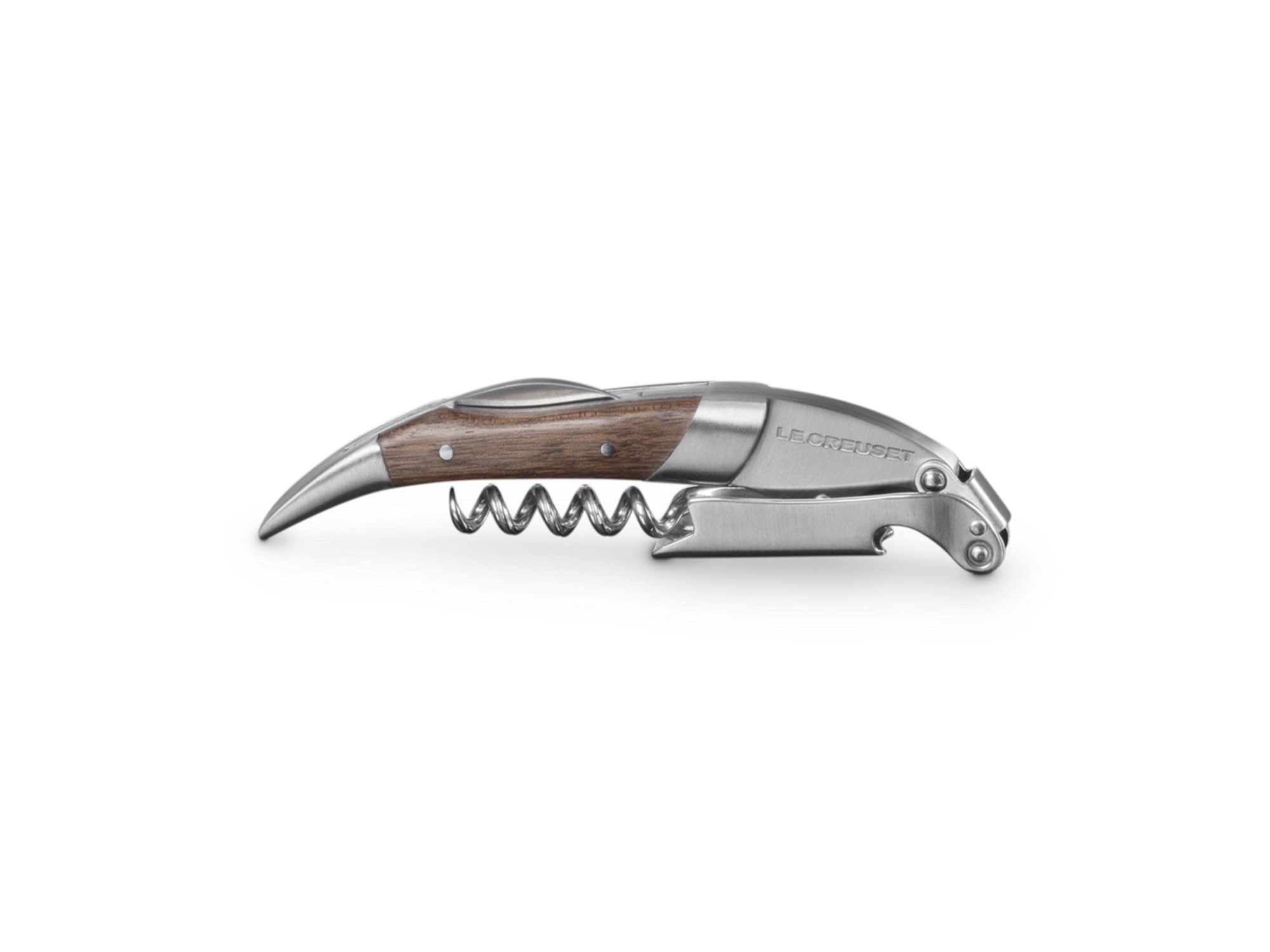 LE CREUSET Weinflaschenöffner Kellnermesser WT-110 12,5 cm braun