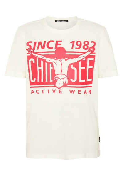 Chiemsee Print-Shirt T-Shirt mit Jumper-Motiv 1