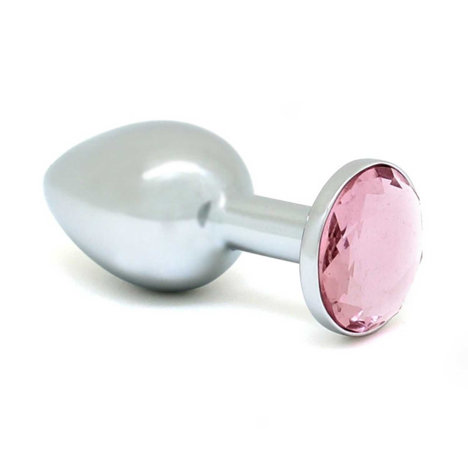 XS Toys silber Analplug Rimba cm 2,4 Rimba Buttplug rosa