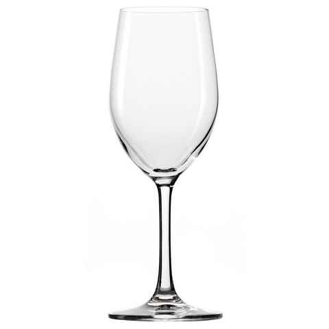 Stölzle Weißweinglas CLASSIC long life, Kristallglas, 305 ml, 6-teilig
