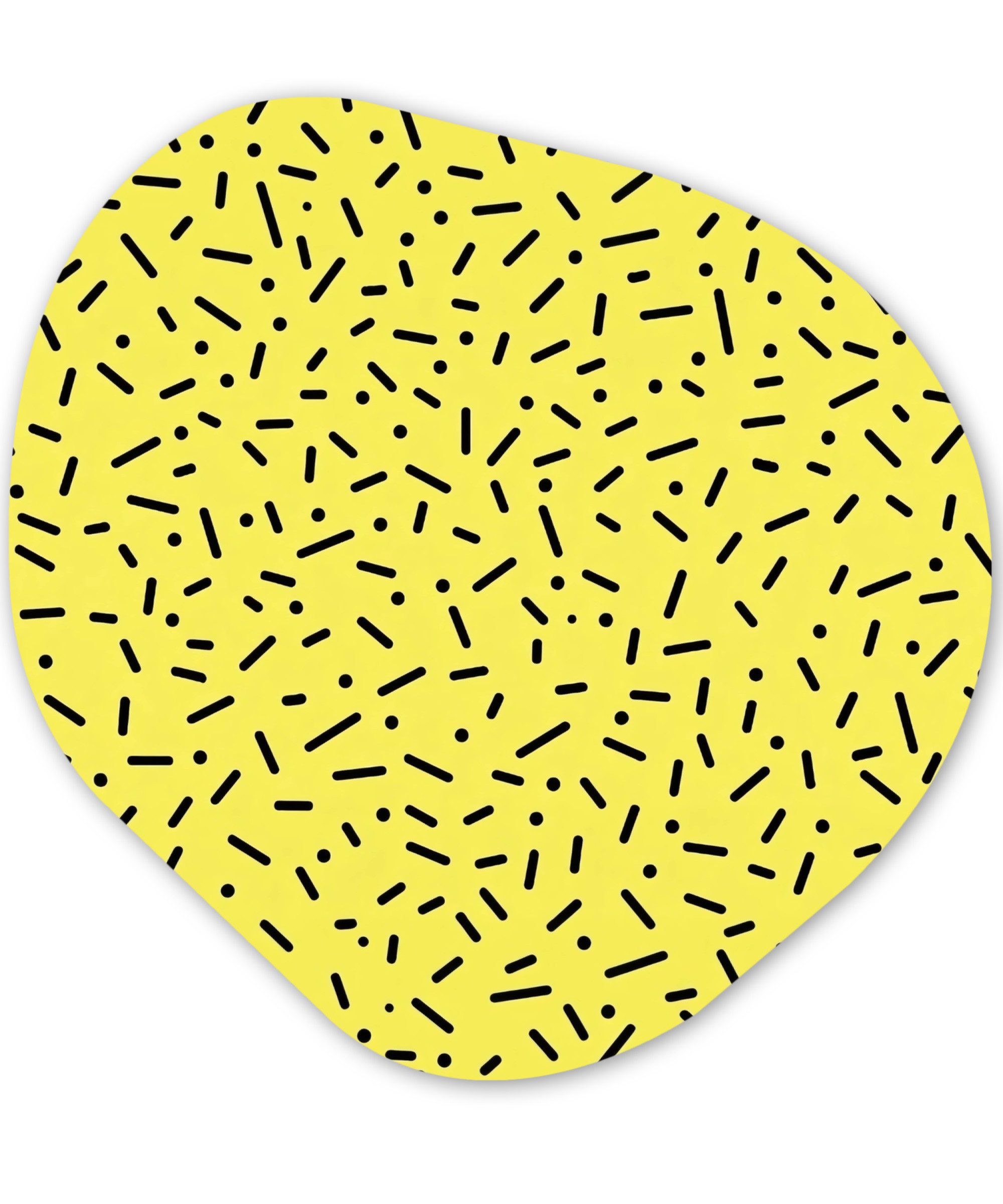 Streifen - Punkte - Gelb