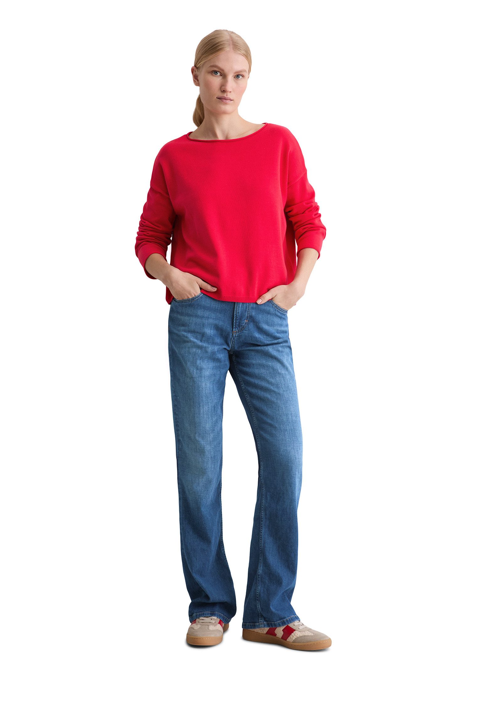 Marc O'Polo Strickpullover aus reiner Bio-Baumwolle