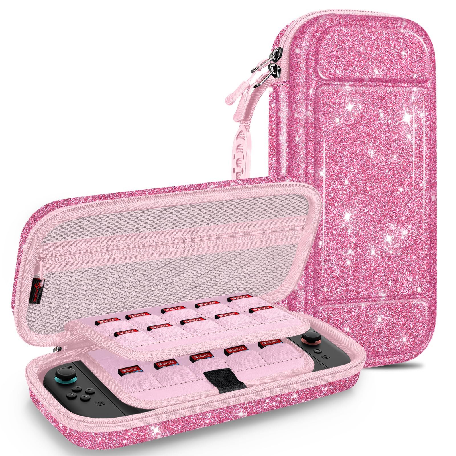 Fintie Nintendo-Schutzhülle Tasche für Nintendo Switch 2(2025 Modell) - Tragetasche, mit 20 Spielkartenhaltern und Haltegurt für Switch Konsole und Zubehör