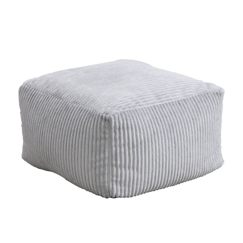 HOME DELUXE Hocker Sitzsack Hocker COZY - 44 x 44 x 25 cm, Cord Hocker, Pol günstig online kaufen