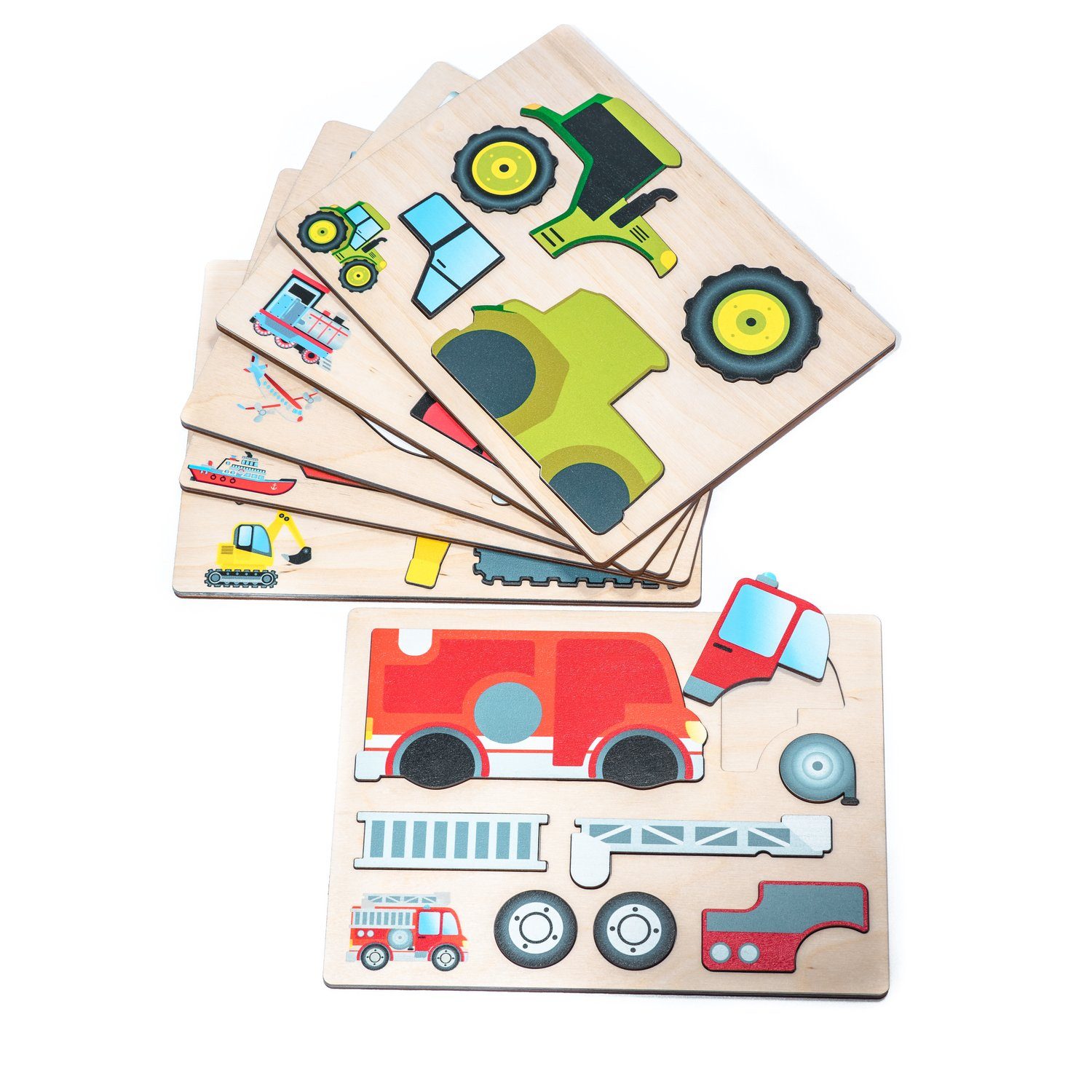 EDUPLAY Lernspielzeug Magnetpuzzle Transport