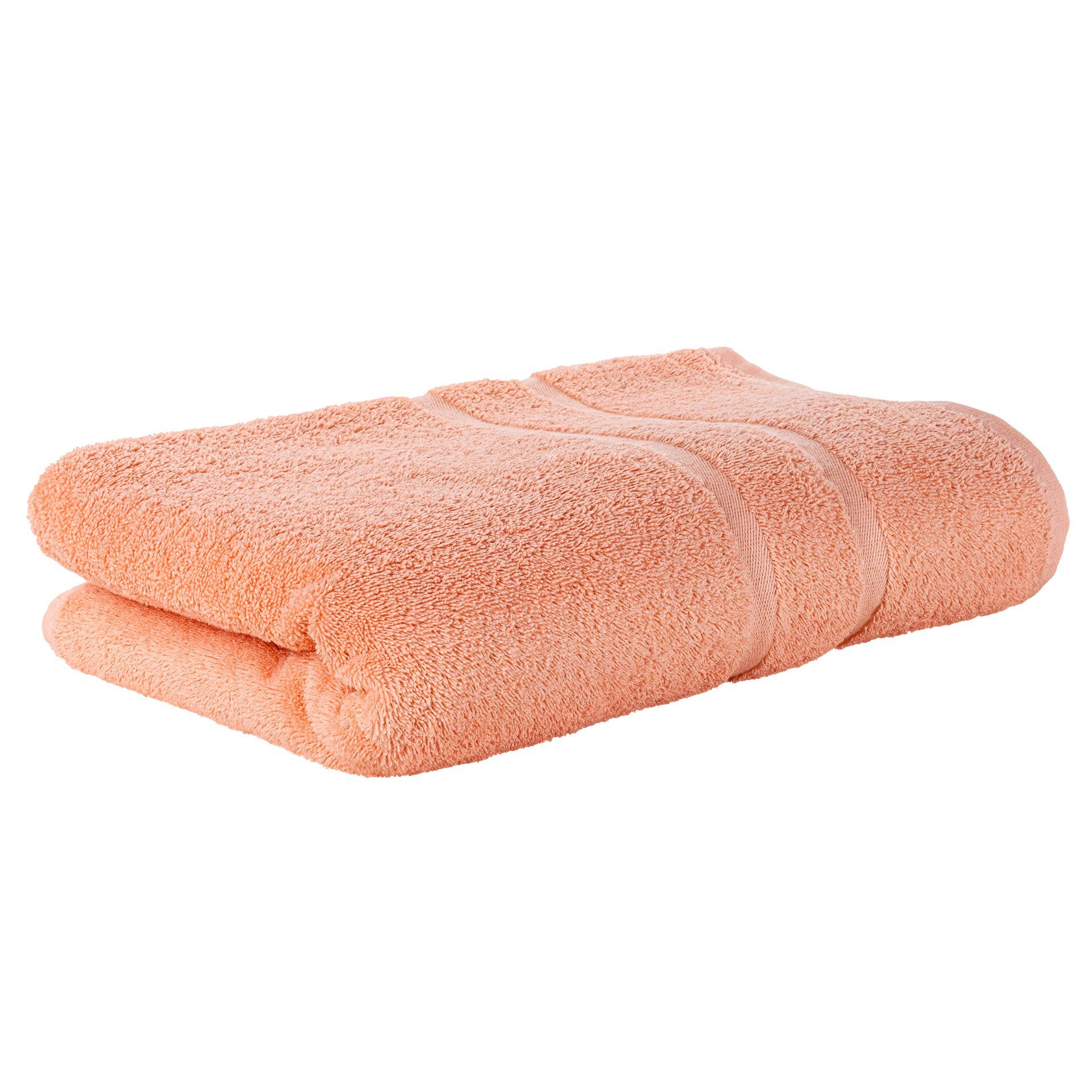 StickandShine Handtuch Handtücher Badetücher Saunatücher Duschtücher Gästehandtücher in Peach zur Wahl 100% Baumwolle 500 GSM