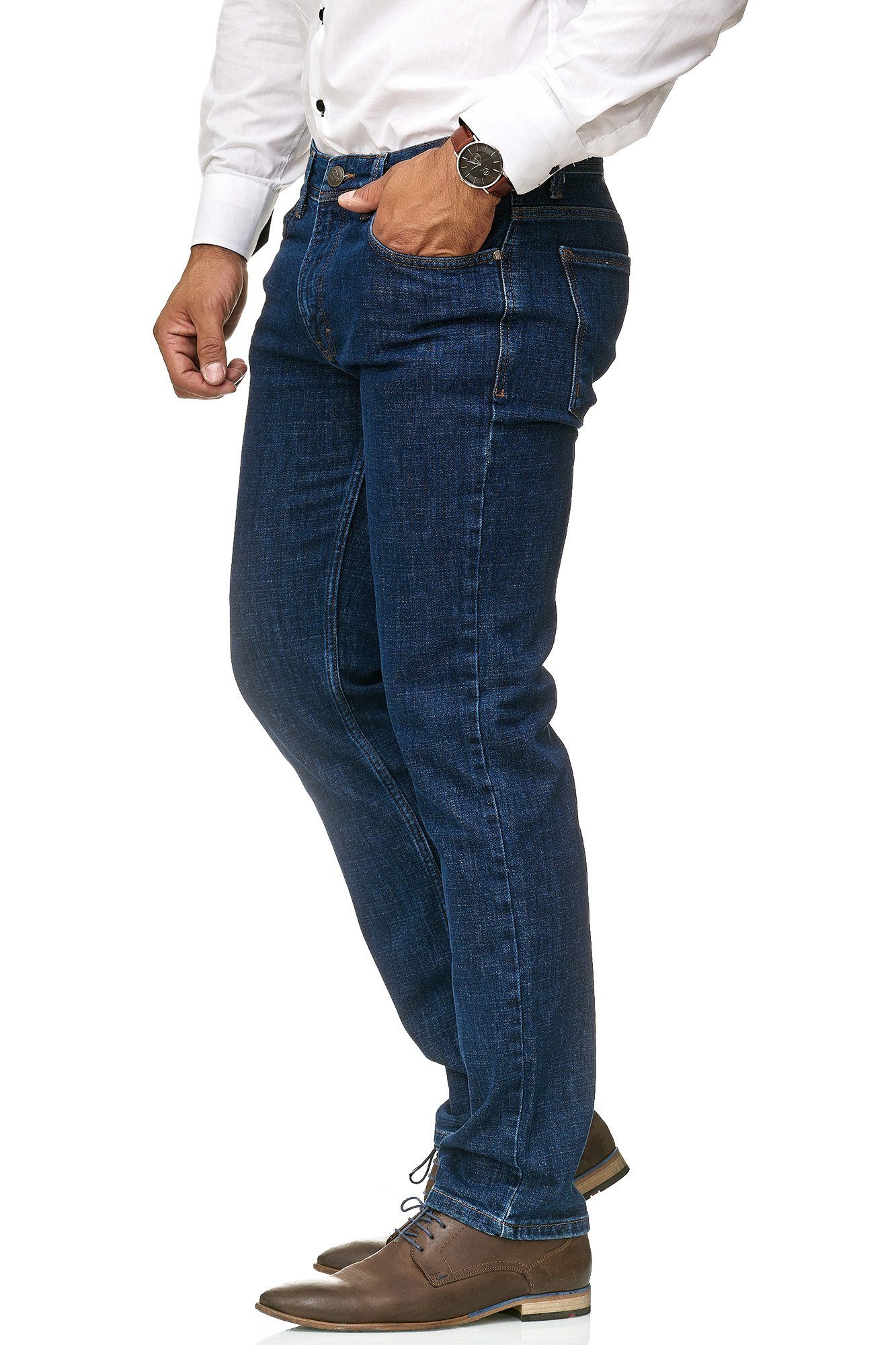 BARBONS 5-Pocket-Jeans Herren Regular Fit 5-Pocket Design günstig online kaufen