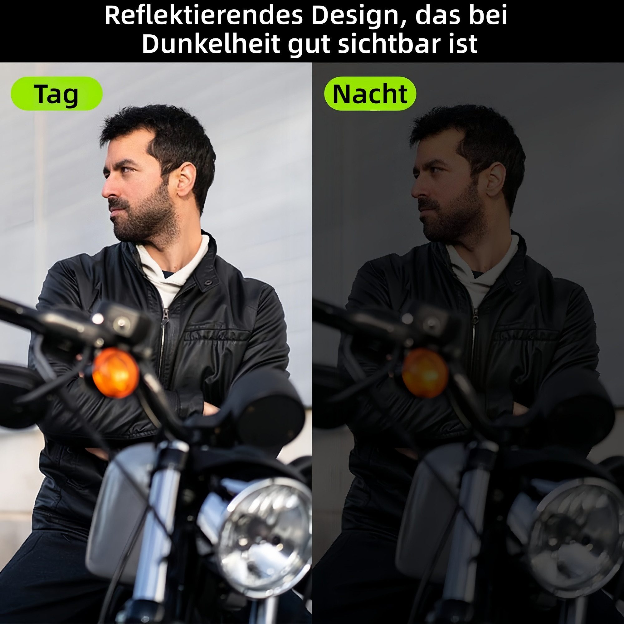 FOUORTUNATE-BEE Schlüsselanhänger 9 reflektierende Schlüsselanhänger für Rucksack & Schulranzen (9-tlg), Reflektierende Anhänger für Kleidung, Rucksack & Joggin – Bild 4 von 5