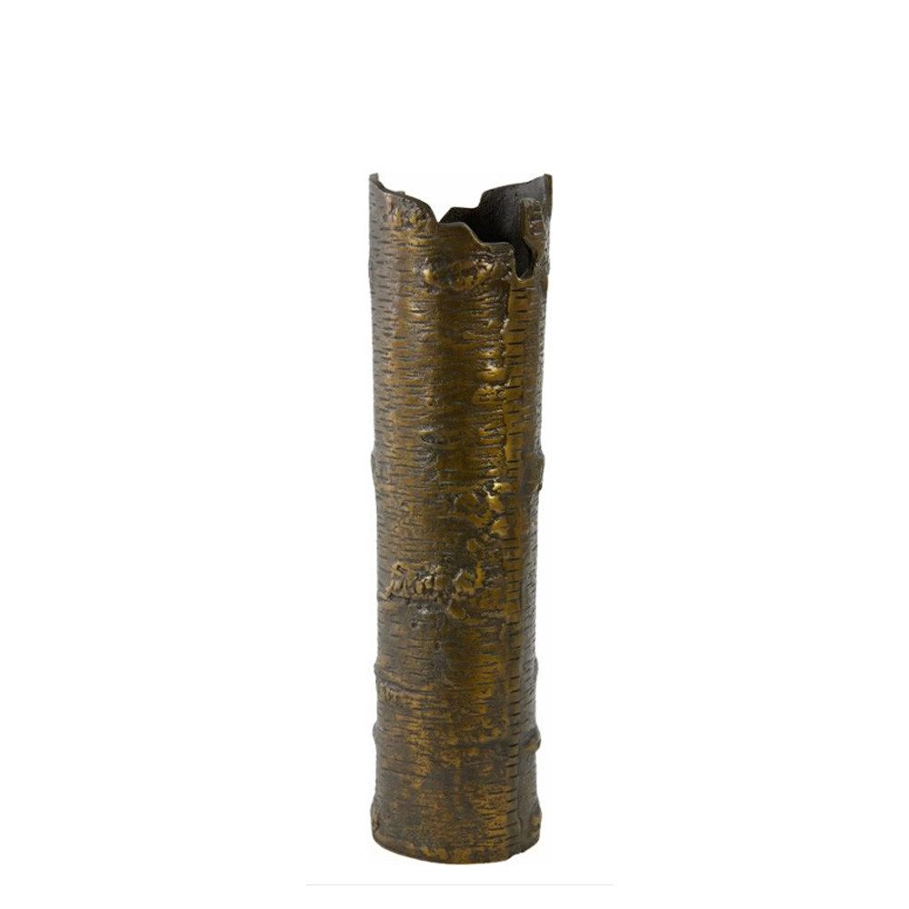 Light & Living Dekovase Dekovase Vase SERERO Light & Living Blumenvase Ø10x40 cm Antik Bronze (1 St)