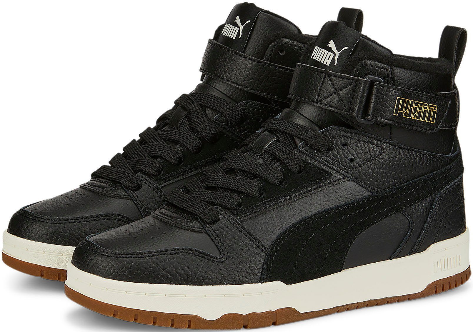 PUMA RBD GAME WTR JR Sneaker Puma Black-Puma Black-Puma Team Gold | Sneaker high