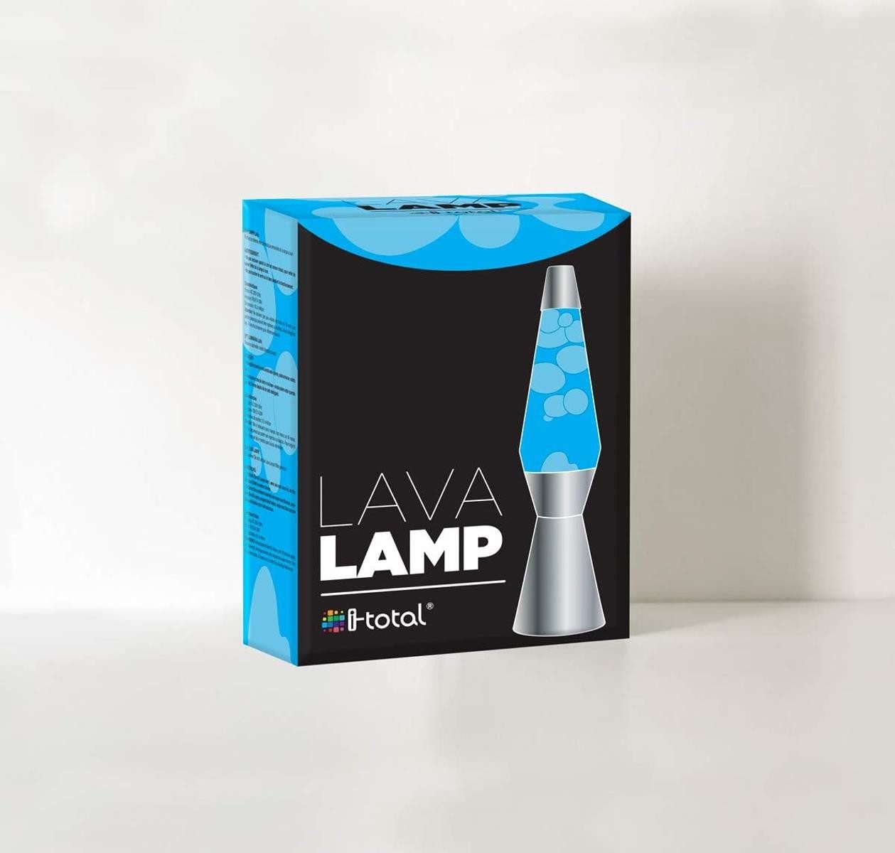 I-TOTAL Lavalampe I-TOTAL® - Lavalampe Magie Lavaspektakel: Einzigartig Azul