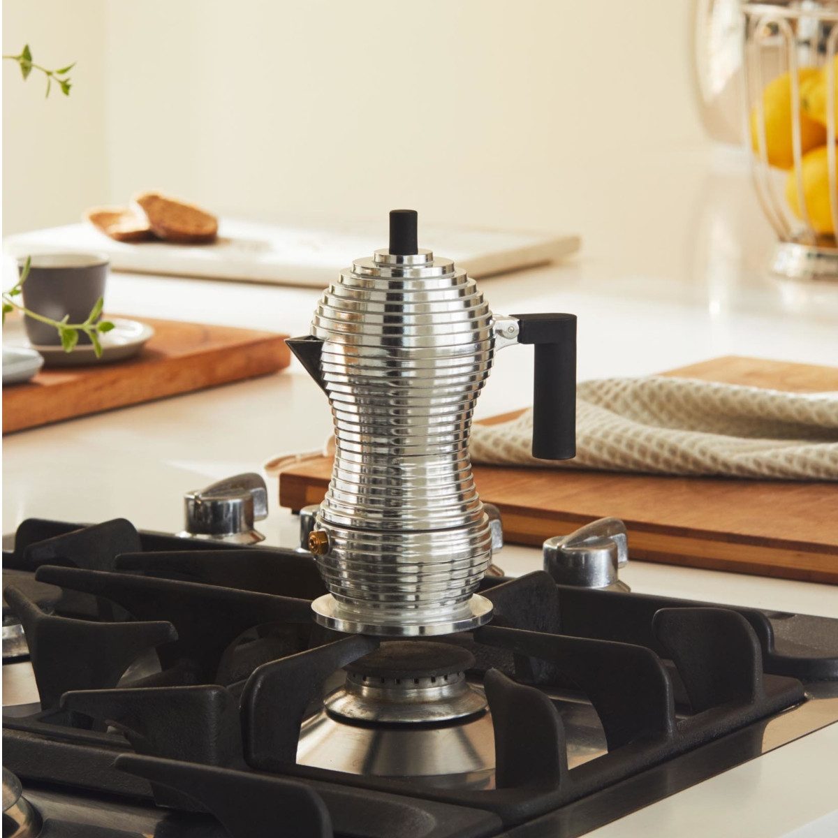 Alessi Espressokocher, 0.15l Kaffeekanne, Auch für Induktionsherde geeignet