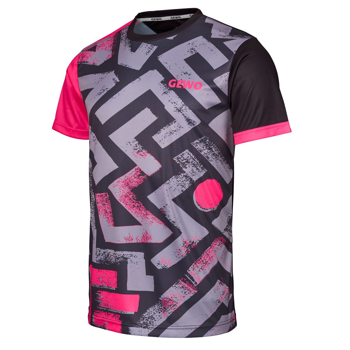 Gewo T-Shirt GEWO Shirt Louis grau/pink XS Unisex T-Shirt