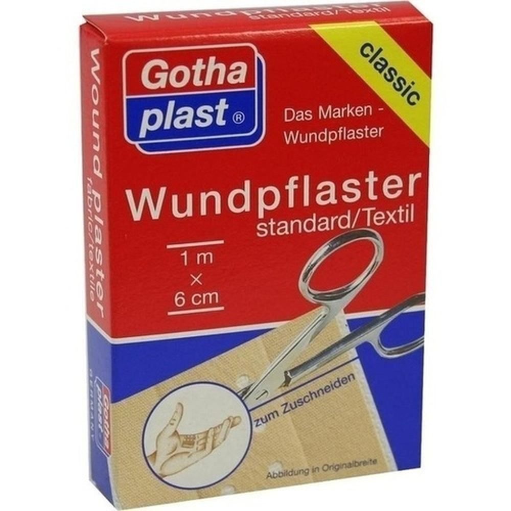 Gothaplast GmbH Wundpflaster GOTHAPLAST Wundpfl.stand.6 cmx1 m geschnitten 1St