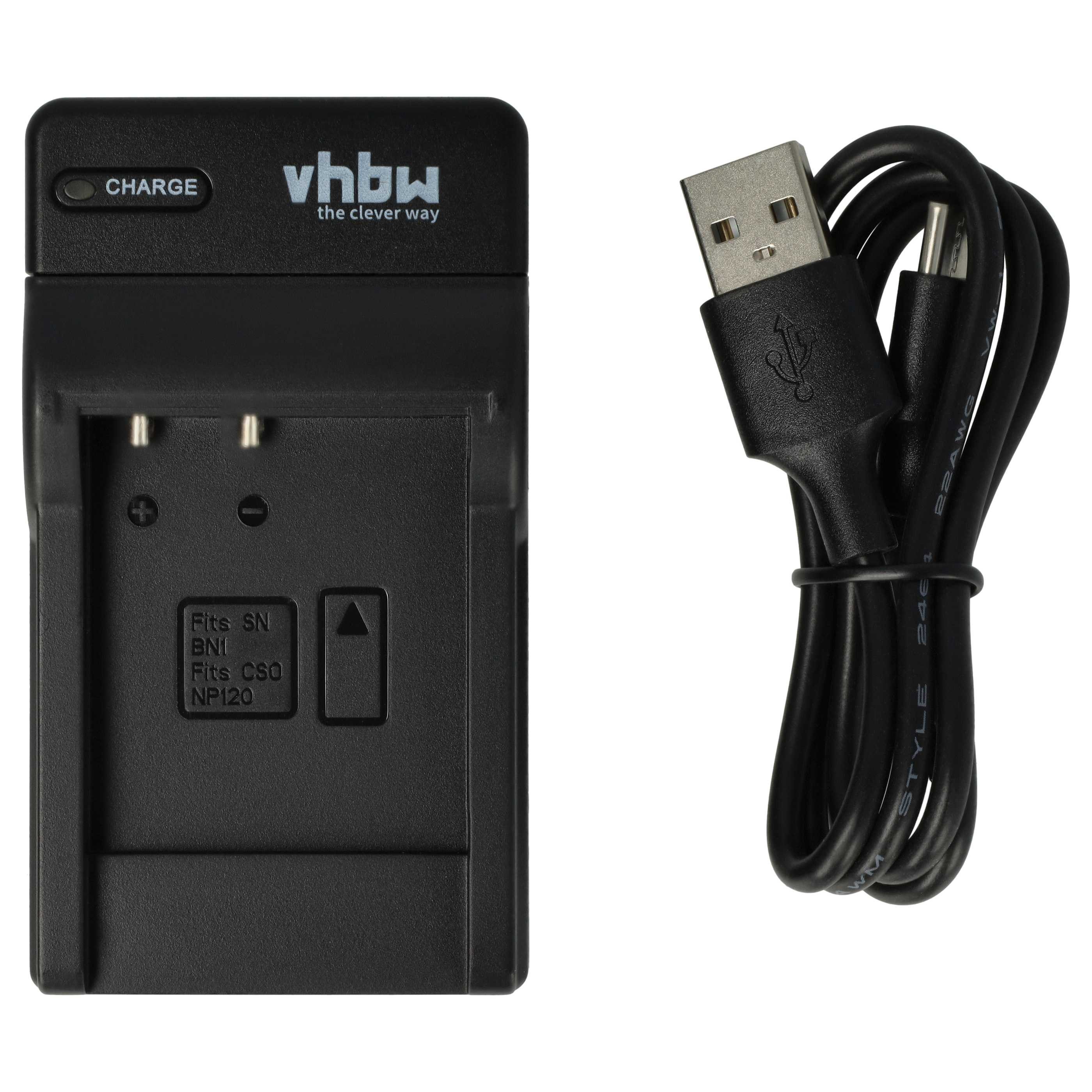 vhbw passend für Sony Cybershot DSC-W690, DSC-W730, DSC-W830, DSC-W710, DSC Kamera-Ladegerät (Ladestation zum Laden eines Akkus an jeder USB-Buchse z.B. am PC) – Bild 3 von 5