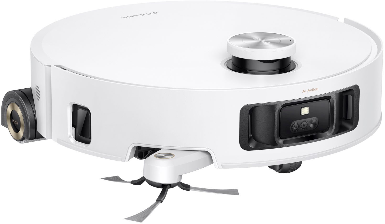 Dreame Nass-Trocken-Saugroboter mit Wischfunktion Aqua10 Roller, 600 W, mit Beutel, Warmwasser-Wischsystem, Rollenmopp, überwindet Hindernisse, 30.000 Pa