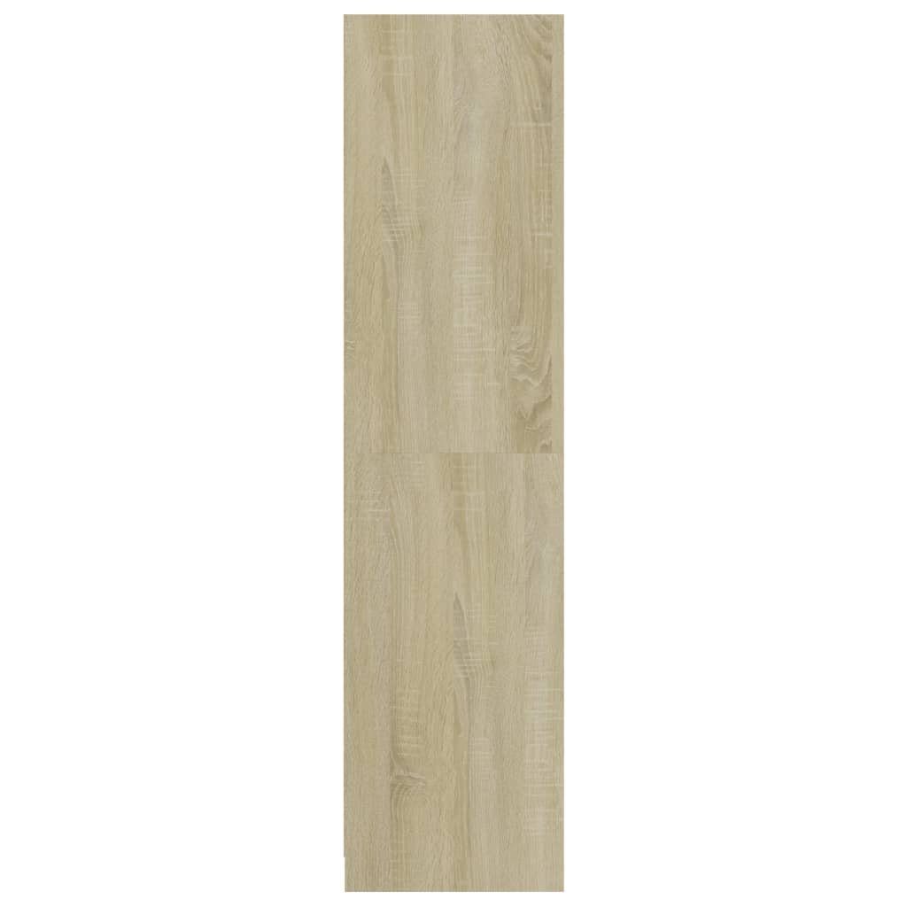 furnicato Kleiderschrank Sonoma-Eiche cm Holzwerkstoff 100x50x200