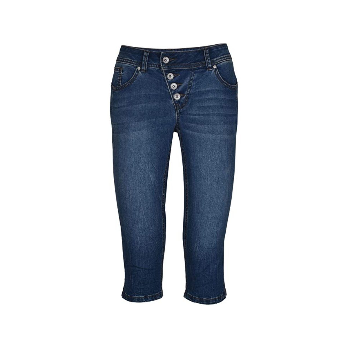 Buena Vista 5-Pocket-Jeans mittel-grau (1-tlg) 8077 midstone | Kurze Hosen