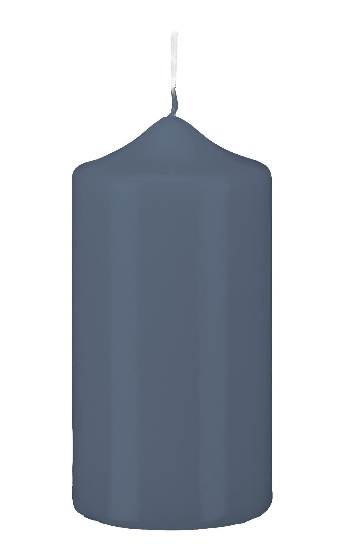 Kopschitz Kerzen Stumpenkerze Spitzkopf Stumpen Kerzen Pacific Blue Blau/Grau 9