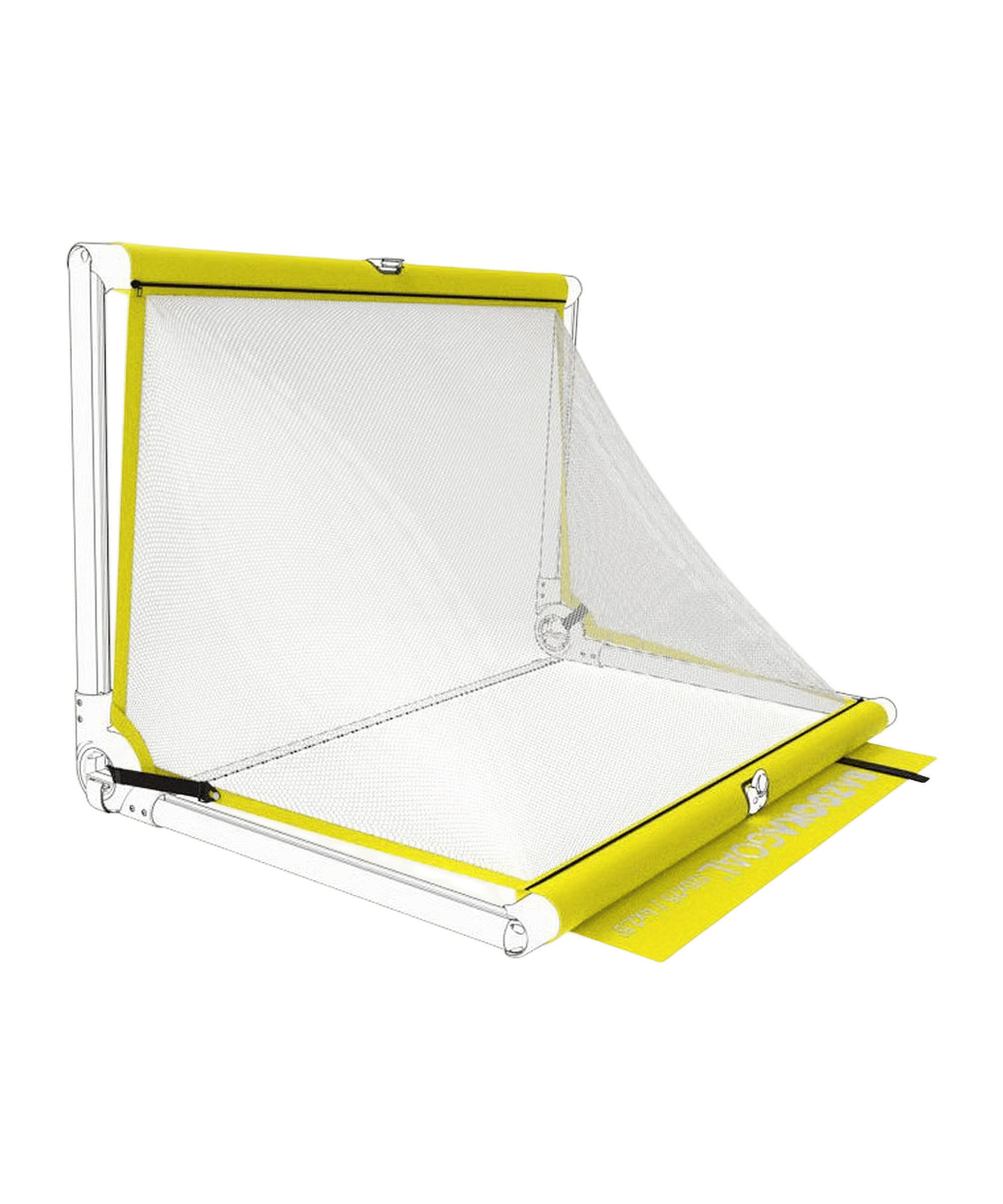 BAZOOKAGOAL™ Trainingshilfe BazookaGoal SPARE-NET, 150x90cm, white yellow