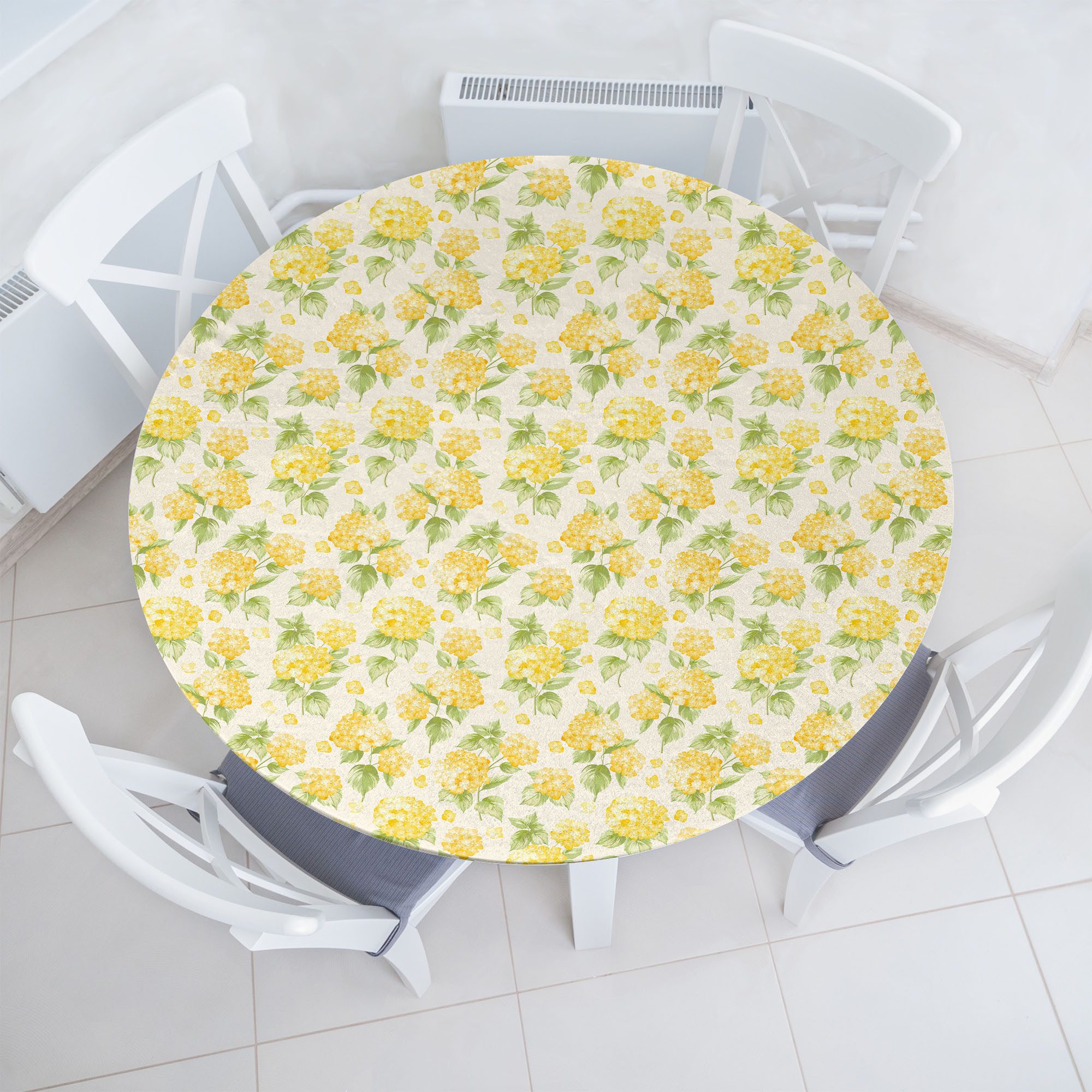 Tischdecke Rundum-elastische Stofftischdecke