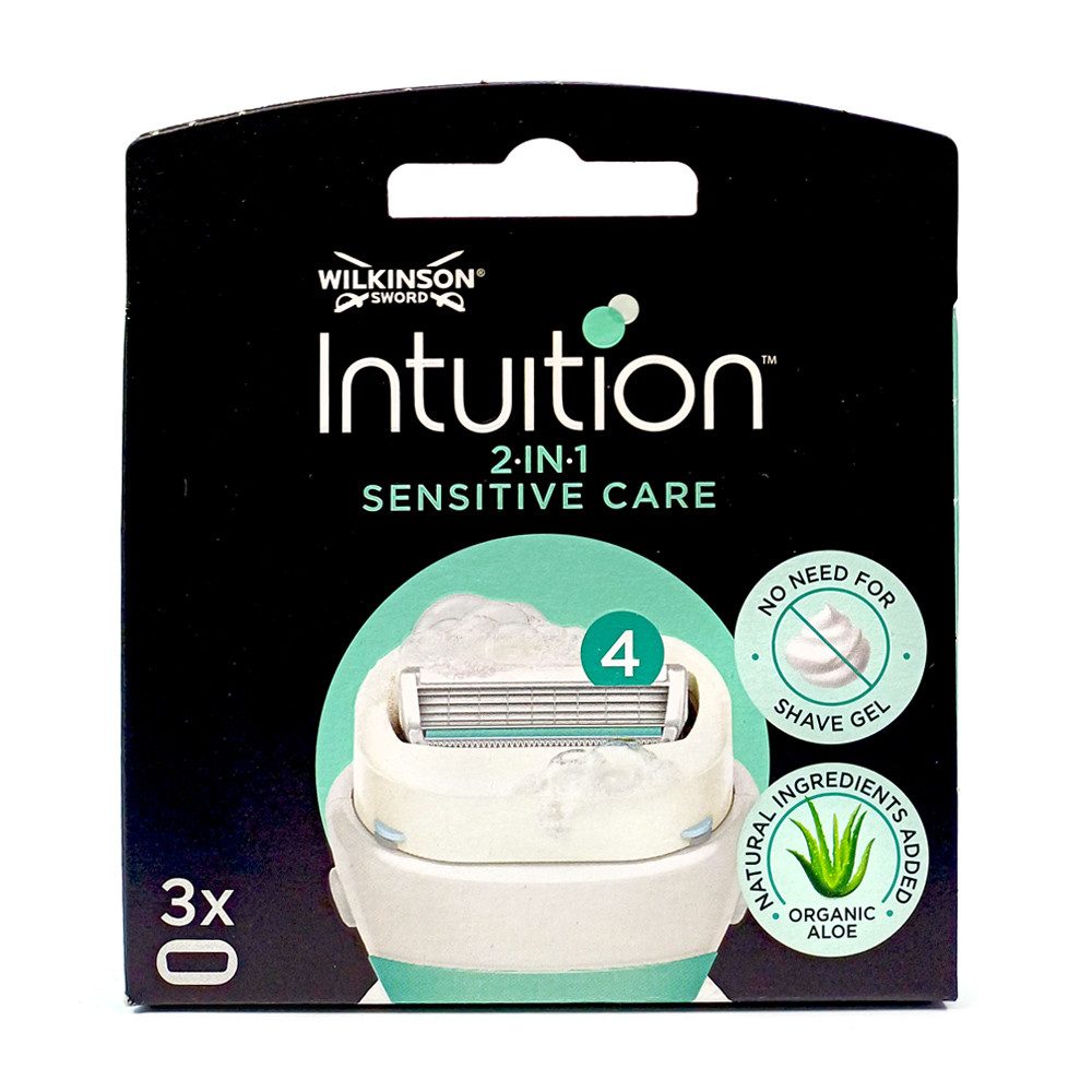 Rasierklingen Wilkinson Intuition 2-in-1 Sensitive Care Rasierklingen, 3er Pack
