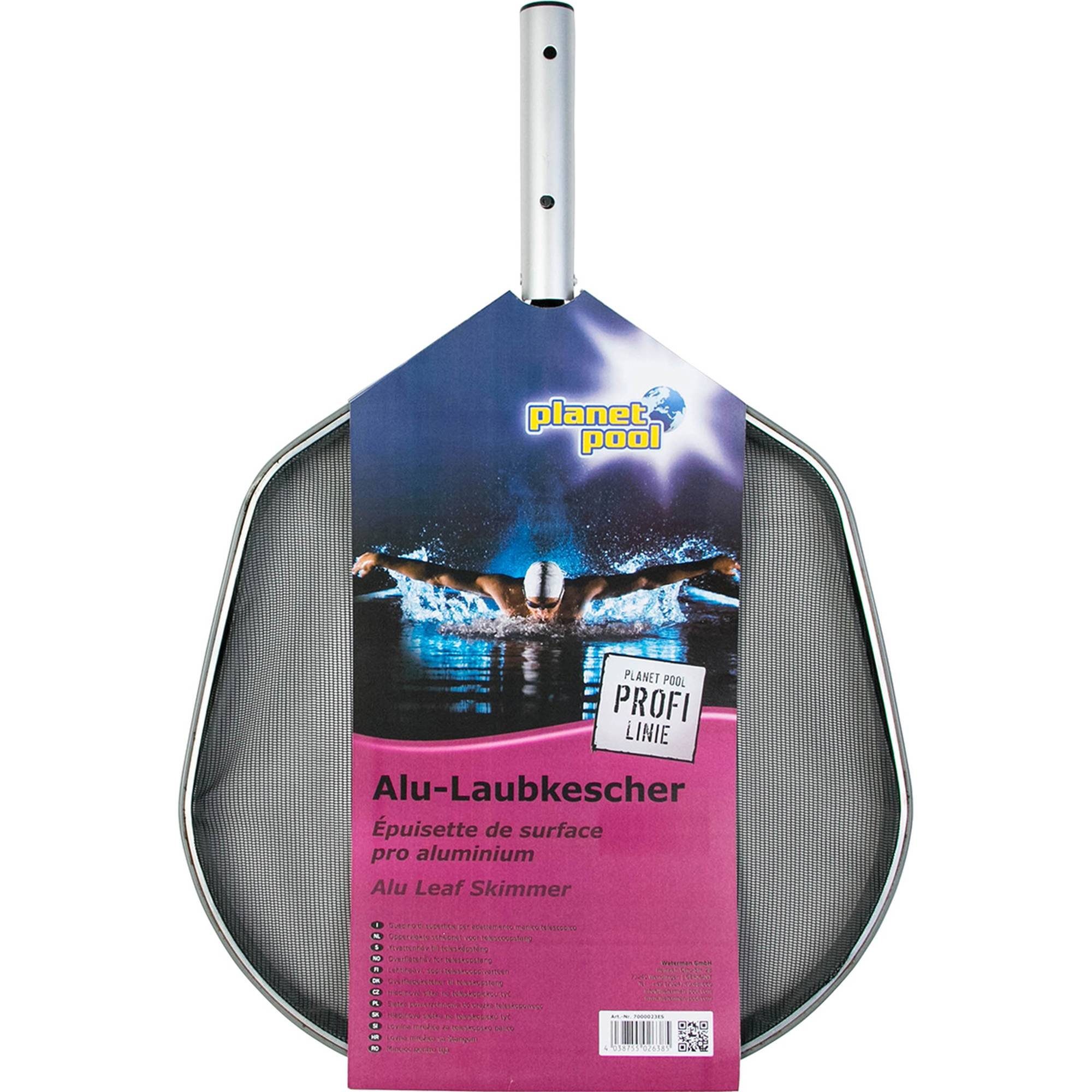 Kescher Profi Oberflächenkescher silber/schwarz