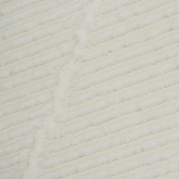 Teppich Klassischer Recycle Rib Teppich • Schön weich • Rauten creme, Carpetia, rechteckig, Höhe: 12 mm