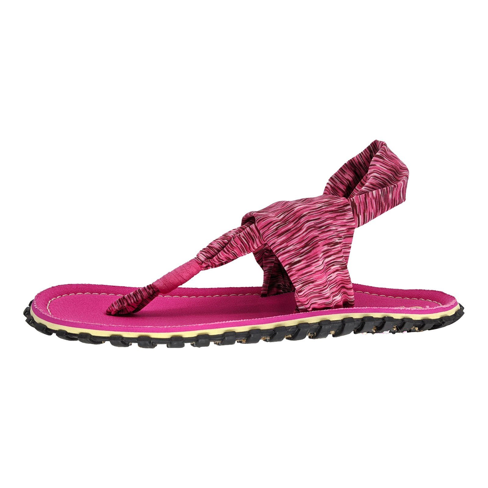 Gumbies Slingback Sandale mit pink 2601 Stoff-Riemen