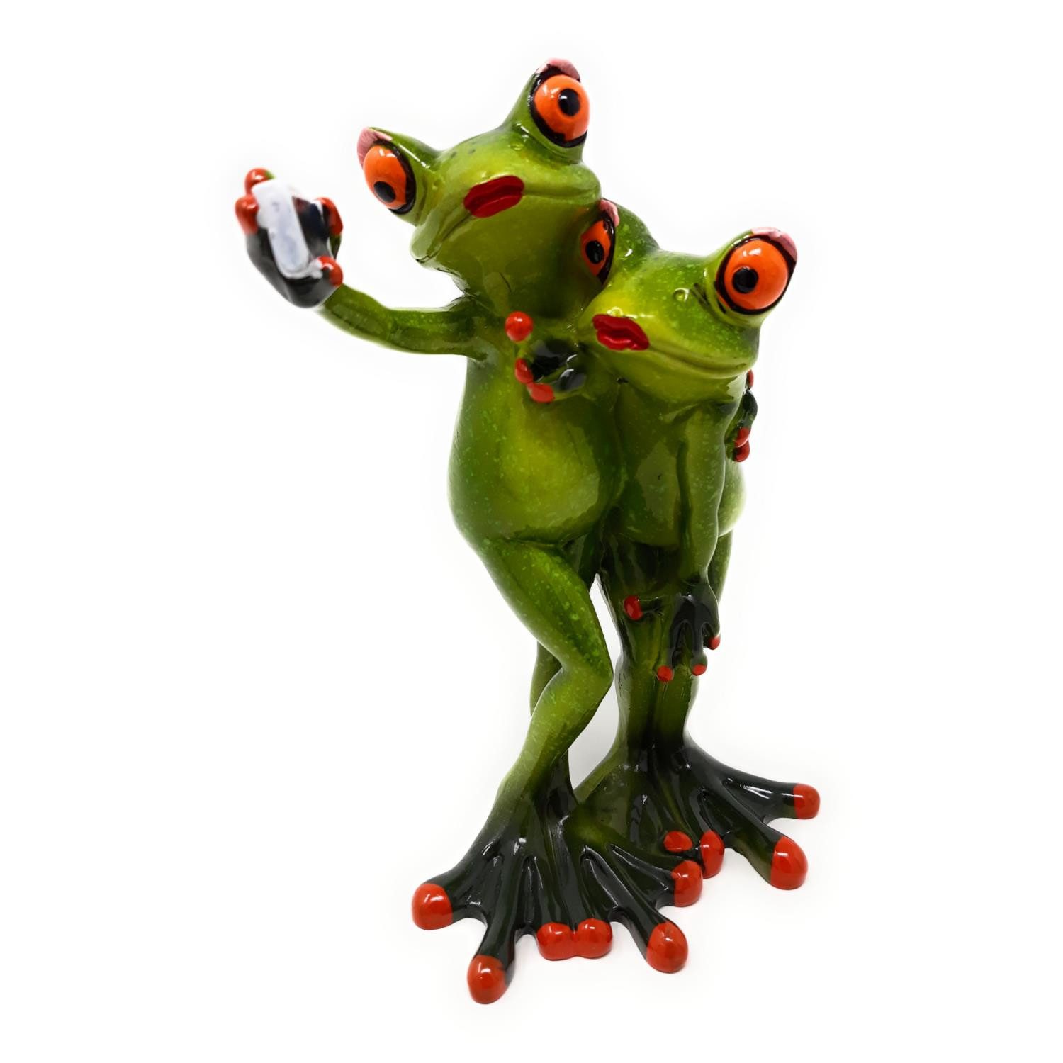 formano Dekofigur Froschhausen, Farbe: Grün, Höhe: 16cm
