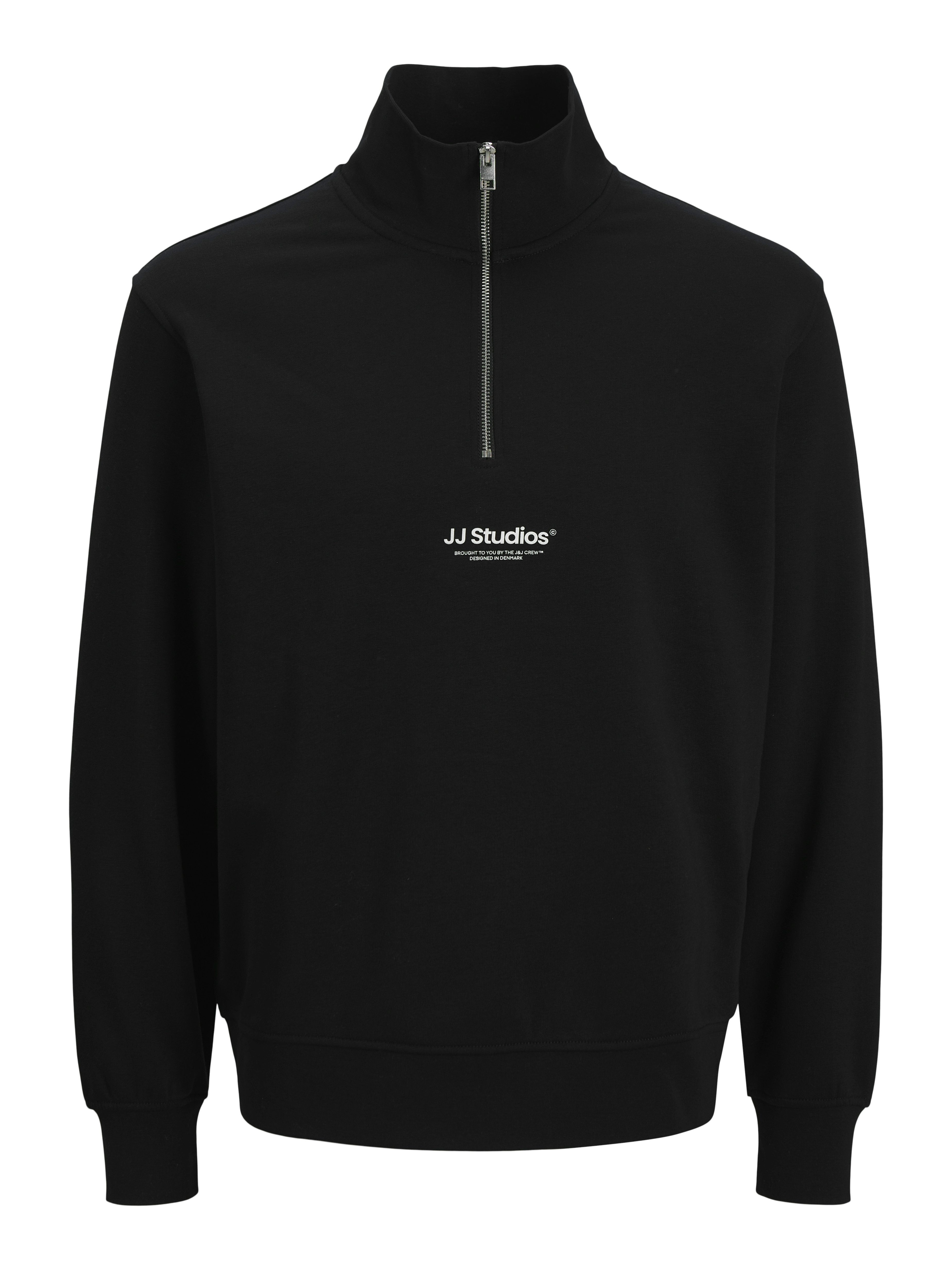 Jack & Jones Sweatshirt JJESOHO SWEAT QUARTER ZIP HN NOOS Baumwollmischung, relaxed fit – Bild 5 von 5