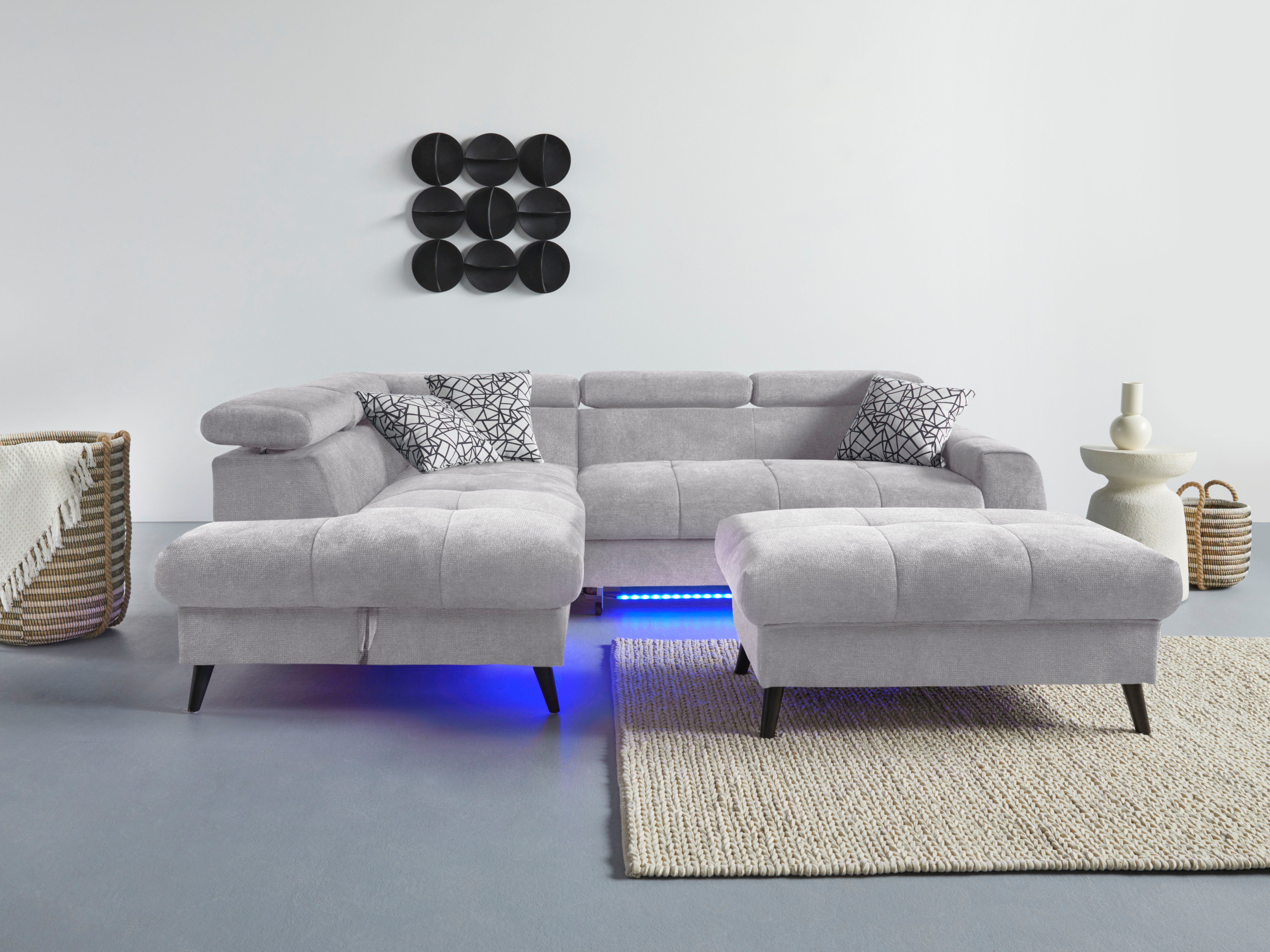 COTTA Ecksofa Mia L-Form mit 3 günstig online kaufen