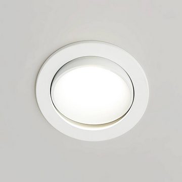 Arcchio Strahler Katerin, Modern, Kunststoff, weiß (RAL 9016), 1 flammig, inkl. Leuchtmittel