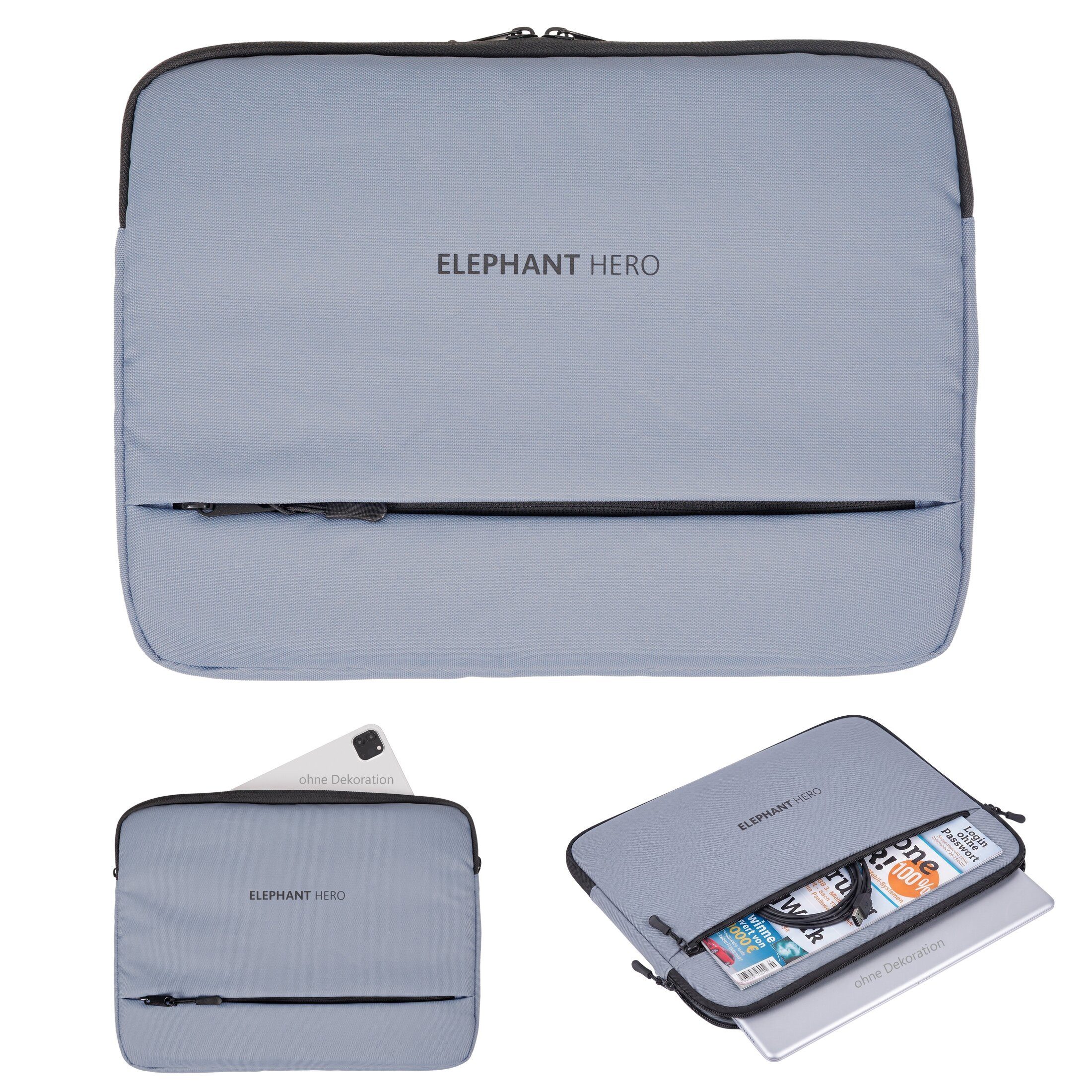 ELEPHANT Laptoptasche Laptophülle Polstertasche Sleeve, Schule Hero Signature Notebooktasche Schutzhülle für Laptop Tablet