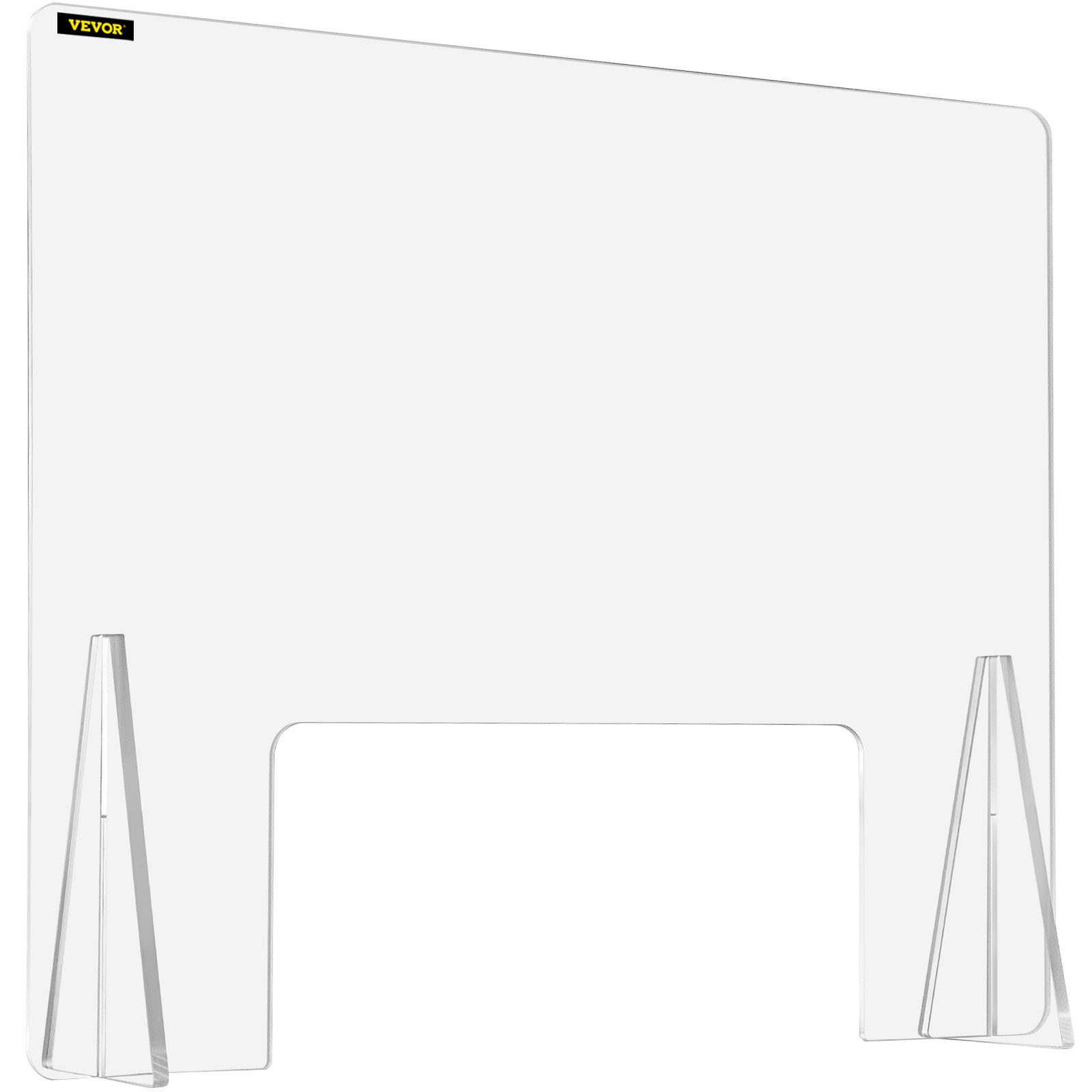VEVOR Trennwandplatten 60 x 76 cm Schreibtisch Trennwand Plexiglas, Spuckschutz, Acrylglas