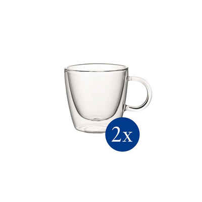 Villeroy & Boch Teeglas Artesano Hot&Cold Beverages Tasse, 220 ml, 2 Stück, Glas