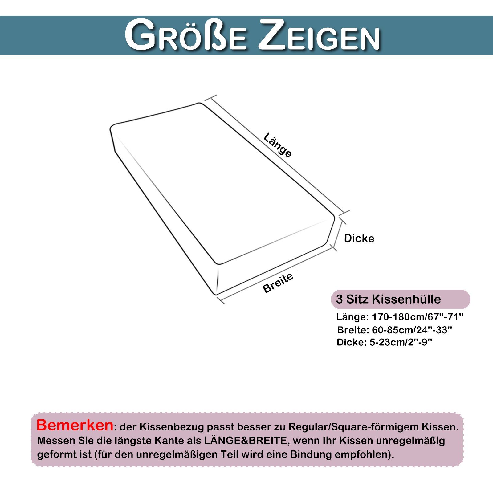 BTTO Sofahusse Samt-Sitzkissenbezug für 1-, 2-, günstig online kaufen